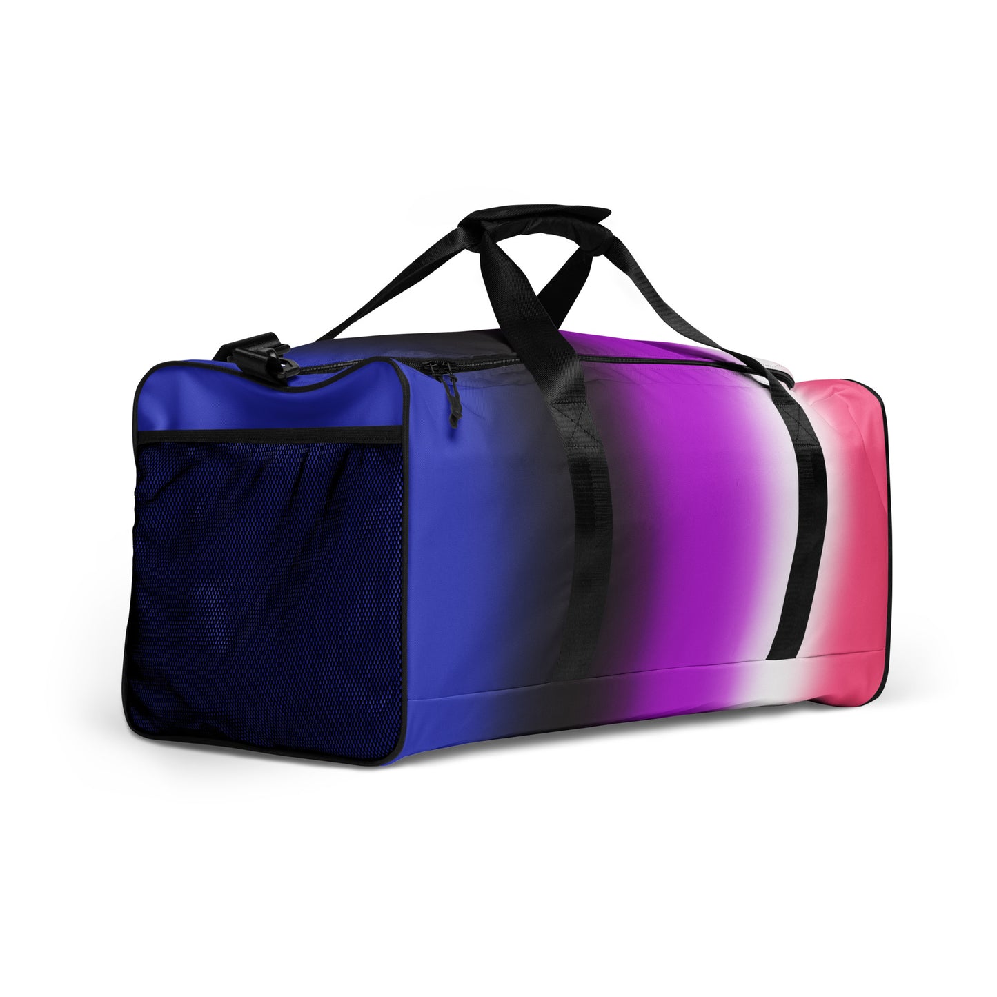 Genderfluid Pride Weekender Duffel Bag - Ombre all-over-print-duffle-bag-white-right-front-642cd9522c247