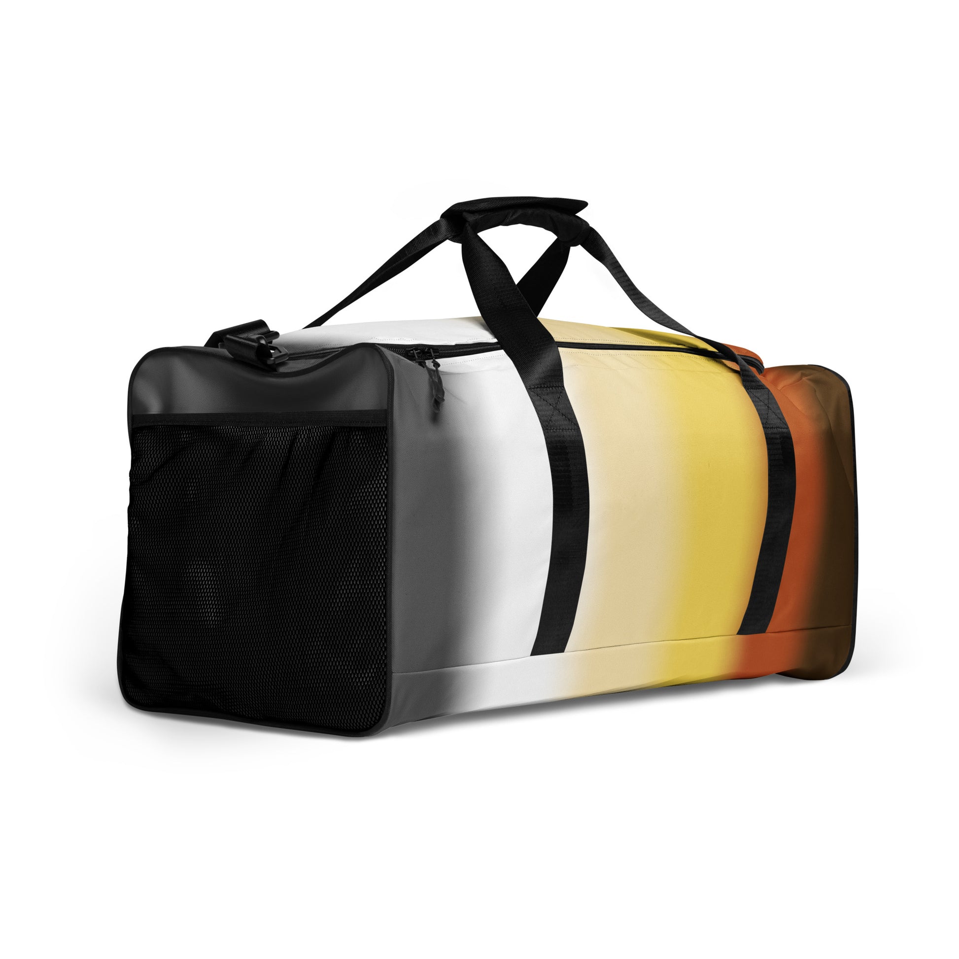 Gay Bear Pride Weekender Duffel Bag - Ombre all-over-print-duffle-bag-white-right-front-642cda2e92c61