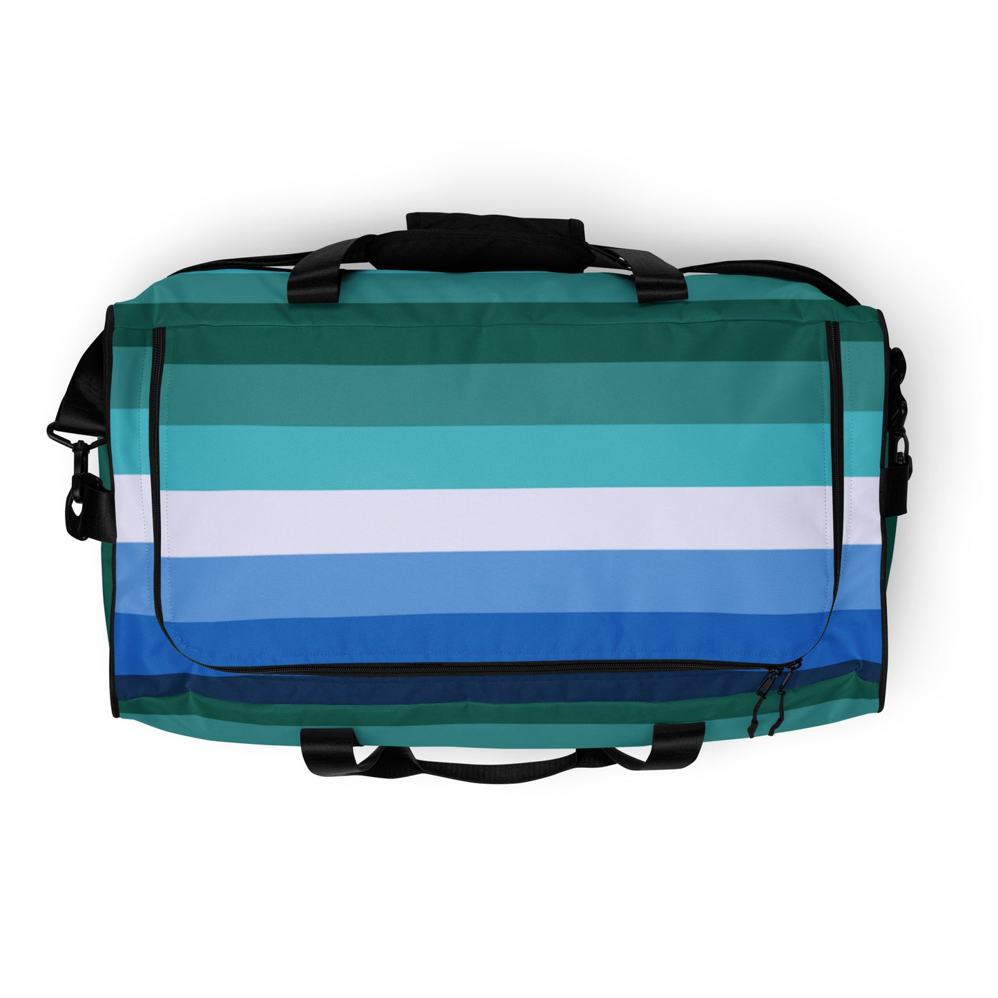 Gay MLM Vincian Pride Weekender Flag Duffel Bag all-over-print-duffle-bag-white-top-63707d0f05600