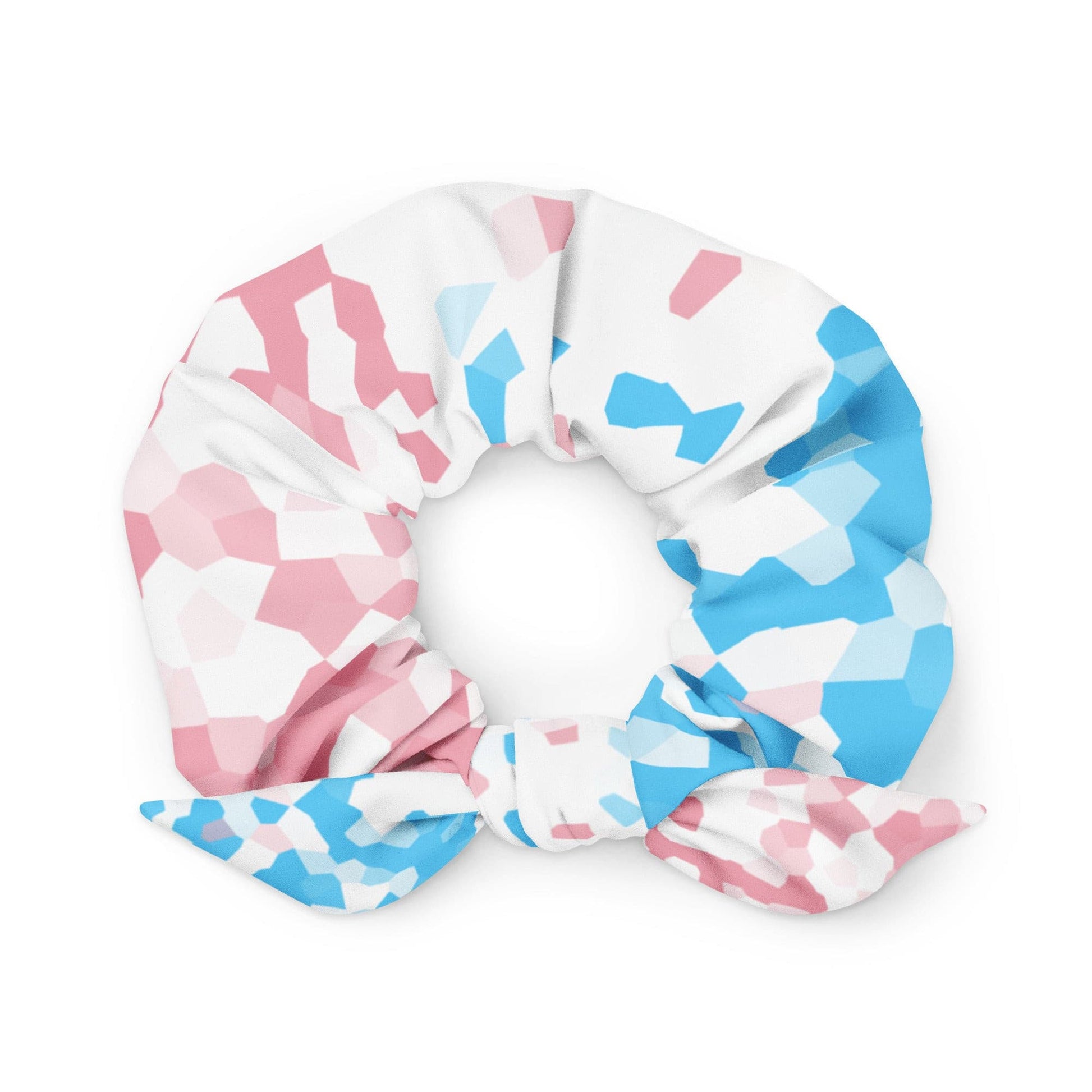 Transgender Trans Pride Recycled Scrunchie Transgender One Size all-over-print-recycled-scrunchie-white-front-638d2aa6acaa4