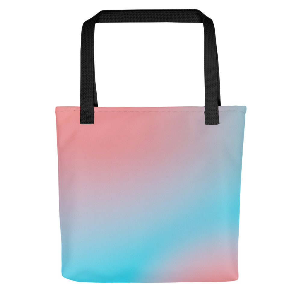 Transgender Trans Pride Tote Bag - Blurred Lines Transgender all-over-print-tote-black-15x15-mockup-638d538e2cf54