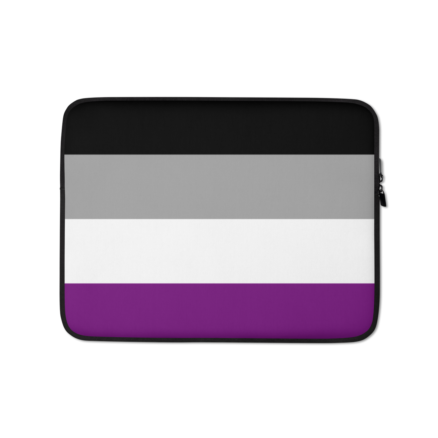 Asexual Ace Pride Flag Laptop Sleeve 13in Asexual asexual-ace-pride-flag-laptop-sleeve-13-front