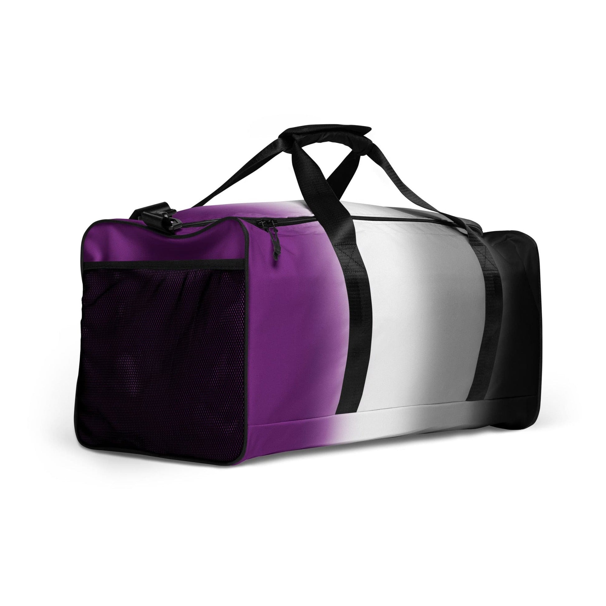 Asexual Ace Pride Weekender Duffel Bag in Ombre asexual-ace-pride-weekender-duffel-bag-in-ombre-right-front Duffle Bags