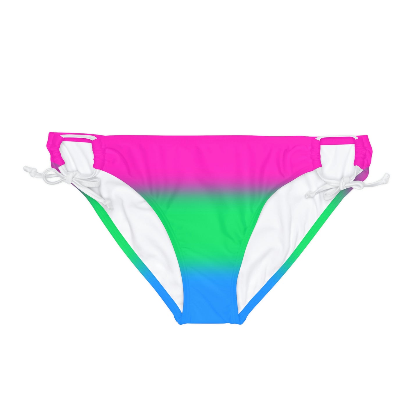 Polysexual Poly Pride Bikini Bottom - Ombre White Polysexual b35394e547c8bf5a12206822f3aa3ae6