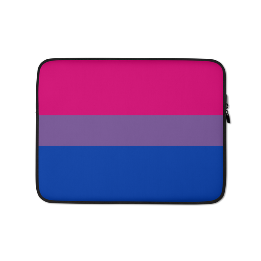 Bisexual Bi Pride Flag Laptop Sleeve 13in Bisexual bisexual-bi-pride-flag-laptop-sleeve-13-front