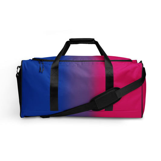 Bisexual Bi Pride Weekender Duffle Bag in Ombre Multi Bisexual bisexual-bi-pride-weekender-duffle-bag-in-ombre-front