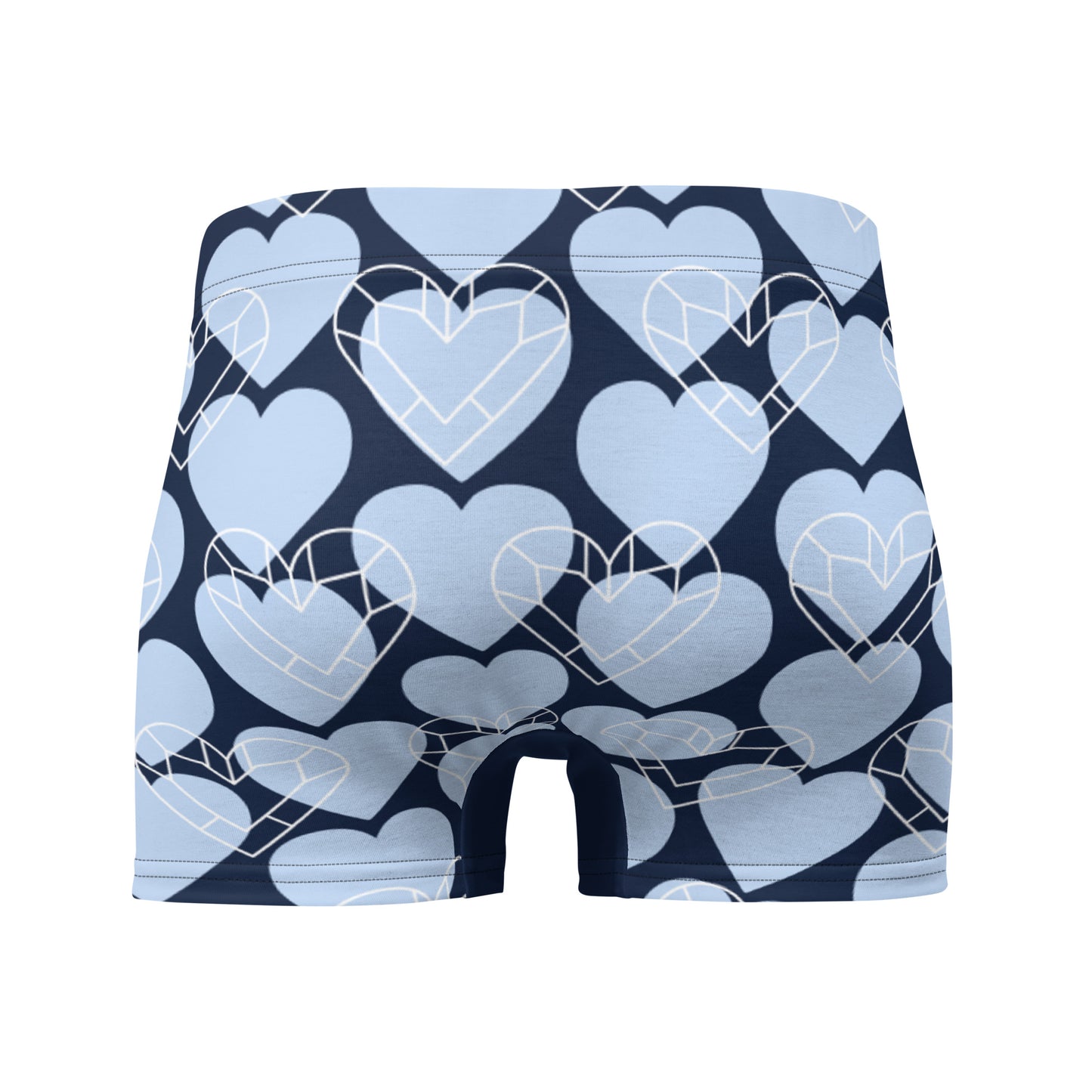 Blue Hearts Mens Boxer Briefs Underwear blue-hearts-mens-boxer-briefs-underwear-back