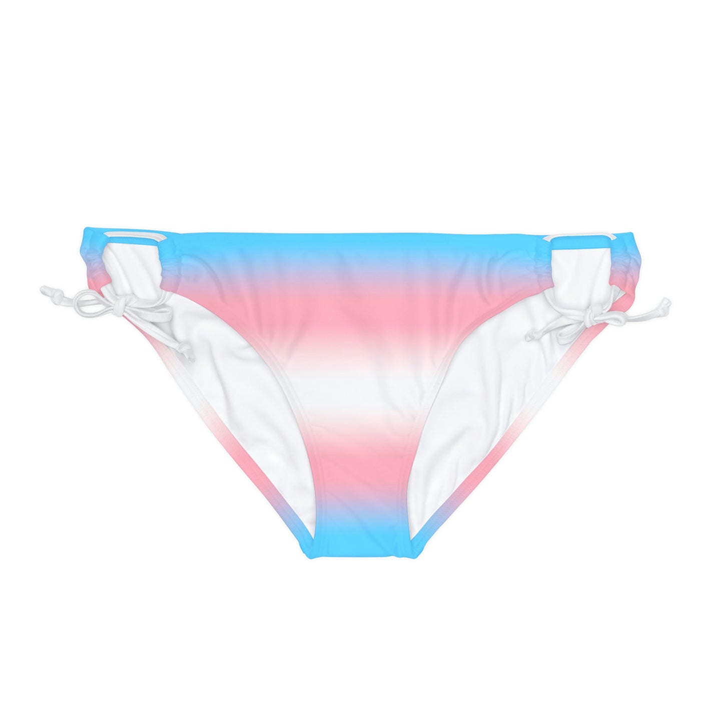 Transgender Trans Pride Bikini Bottom - Ombre White Transgender c0485dc3bb208e86940b62c073732ae6