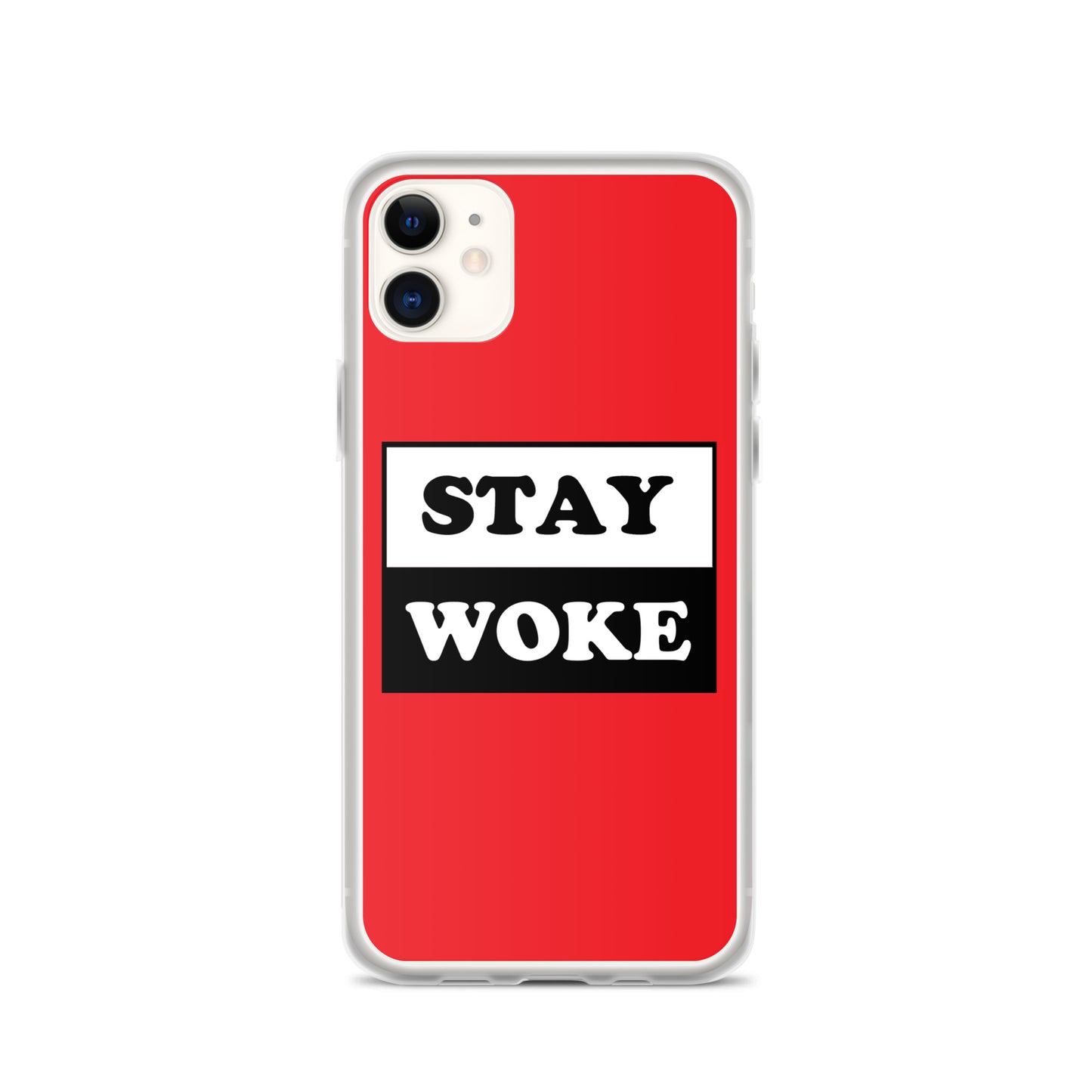 Stay Woke Apple iPhone Cell Phone Case iPhone 11 clear-case-for-iphone-iphone-11-case-on-phone-641260b8c5a4d