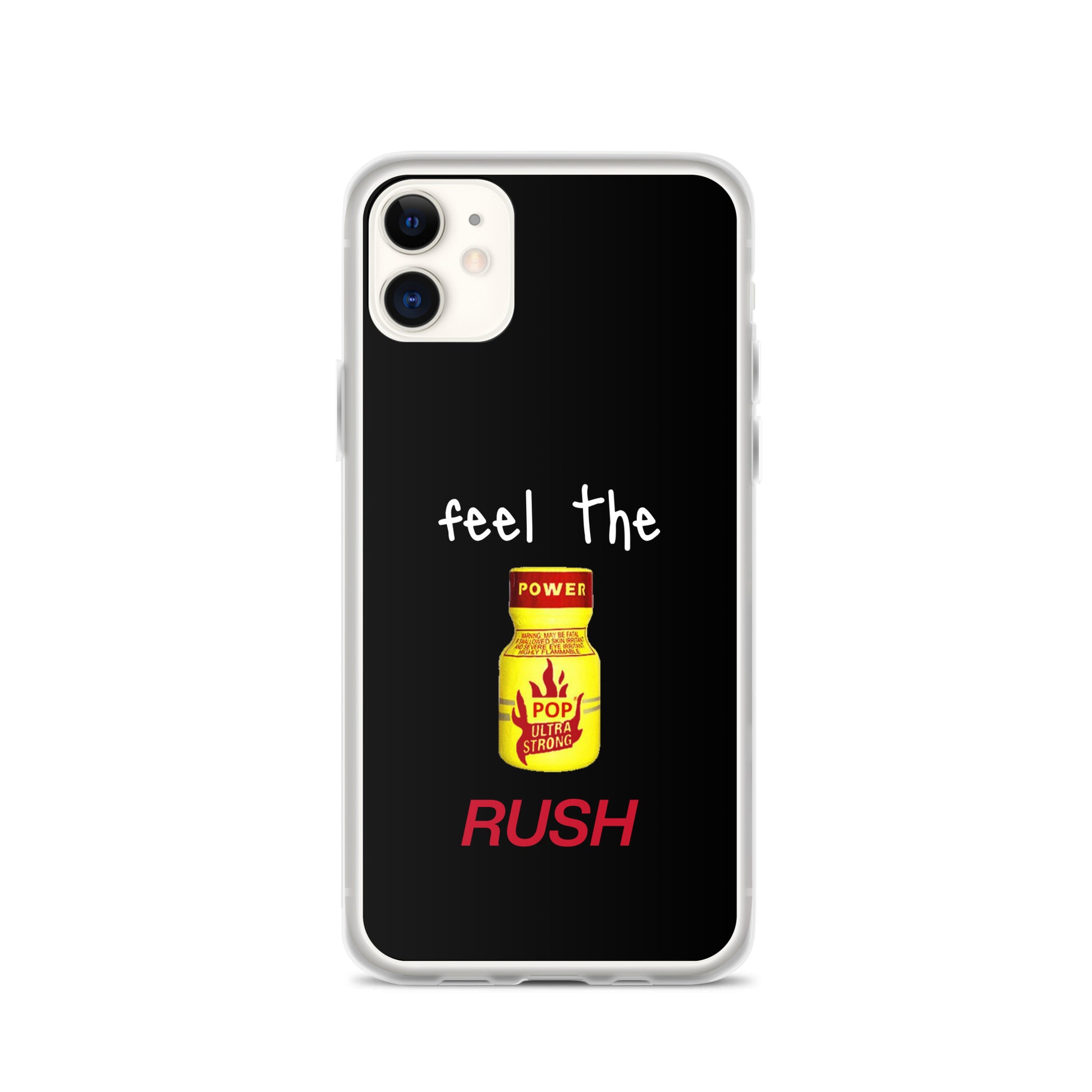 Feel The Rush Apple iPhone Cell Phone Case iPhone 11 clear-case-for-iphone-iphone-11-case-on-phone-64127761a5c97