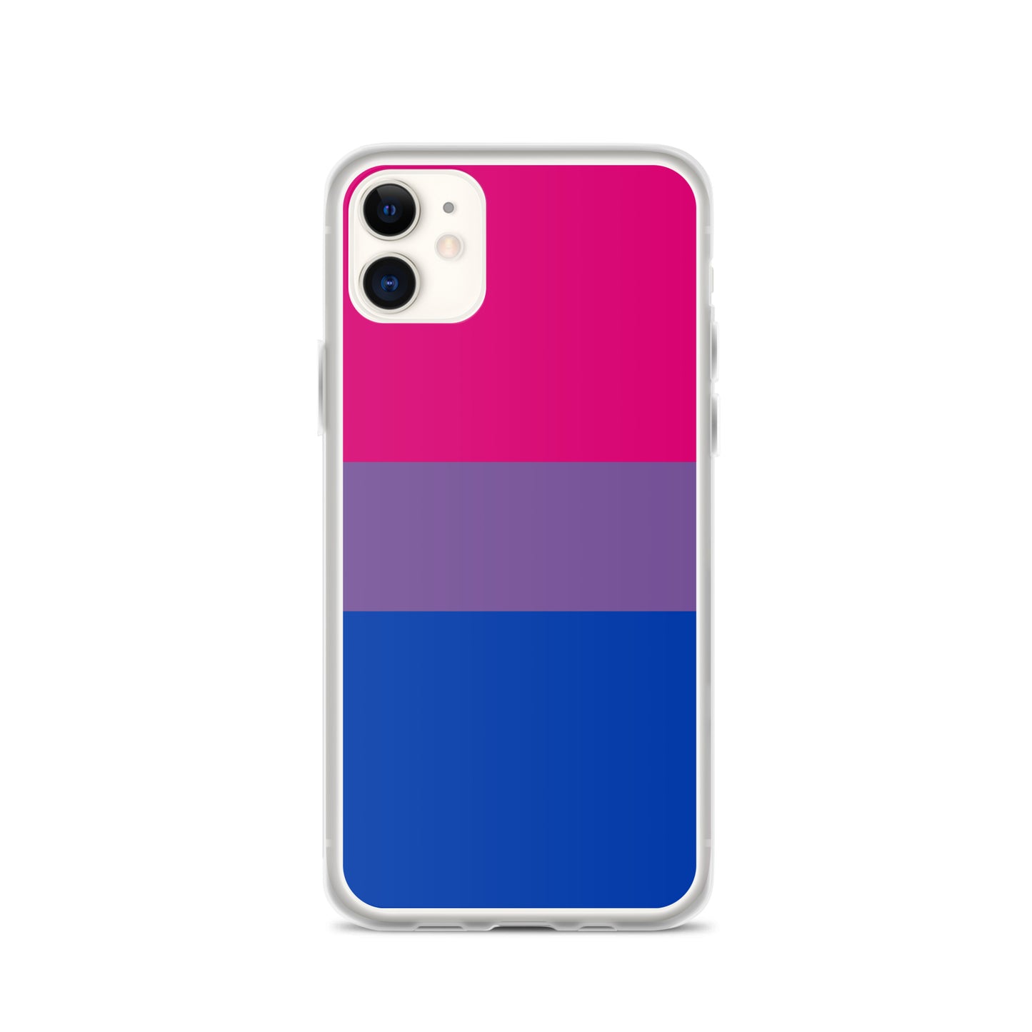 Bisexual Bi Pride Apple iPhone Cell Phone Case clear-case-for-iphone-iphone-11-case-on-phone-642f59445f8d7