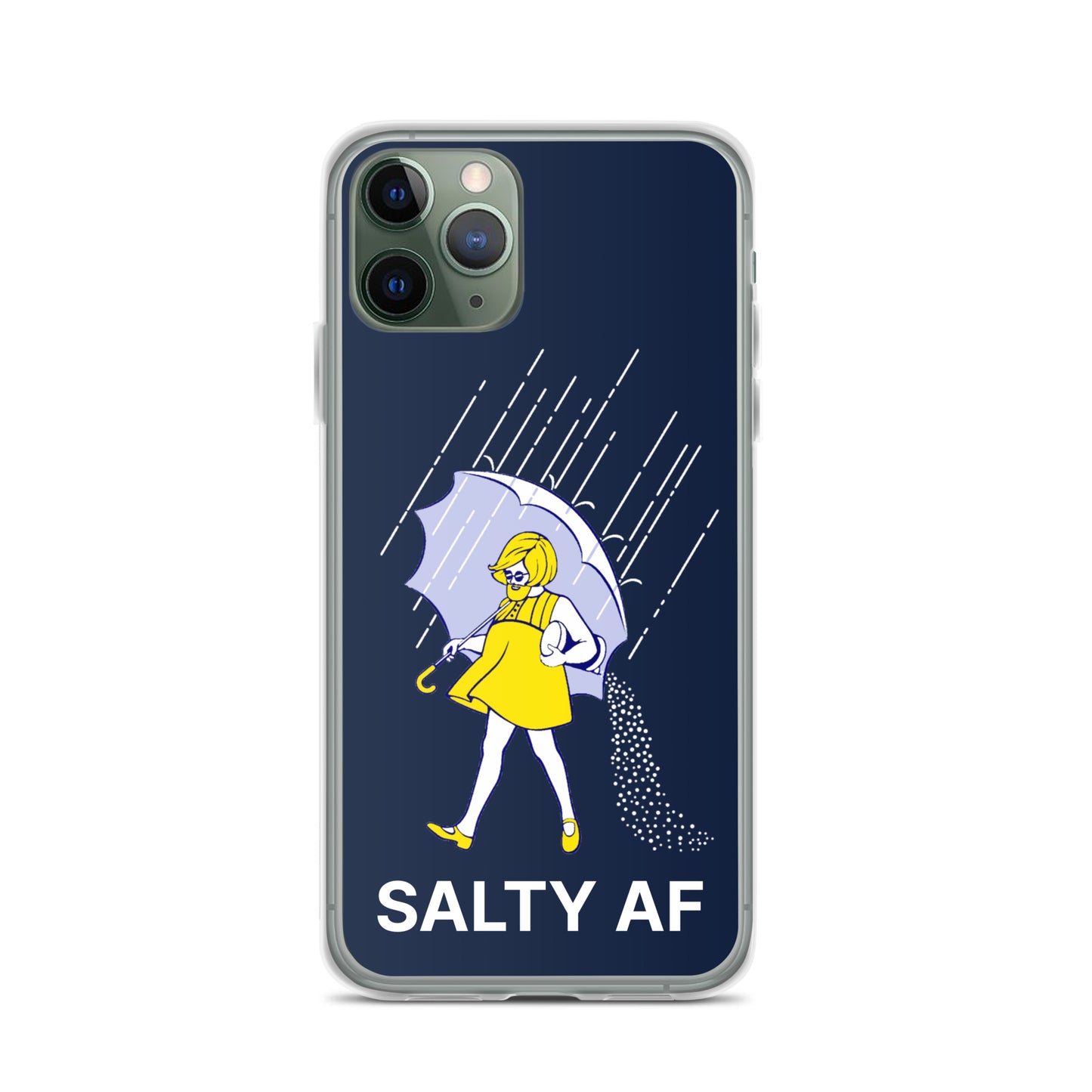 Salty AF Apple iPhone Cell Phone Case iPhone 11 Pro clear-case-for-iphone-iphone-11-pro-case-on-phone-64125c383af3e