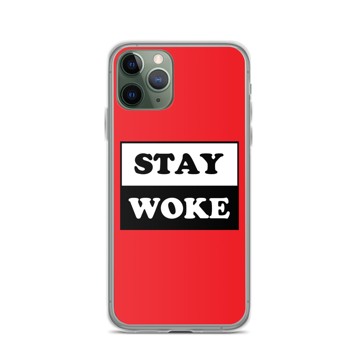 Stay Woke Apple iPhone Cell Phone Case iPhone 11 Pro clear-case-for-iphone-iphone-11-pro-case-on-phone-641260b8c5b1e