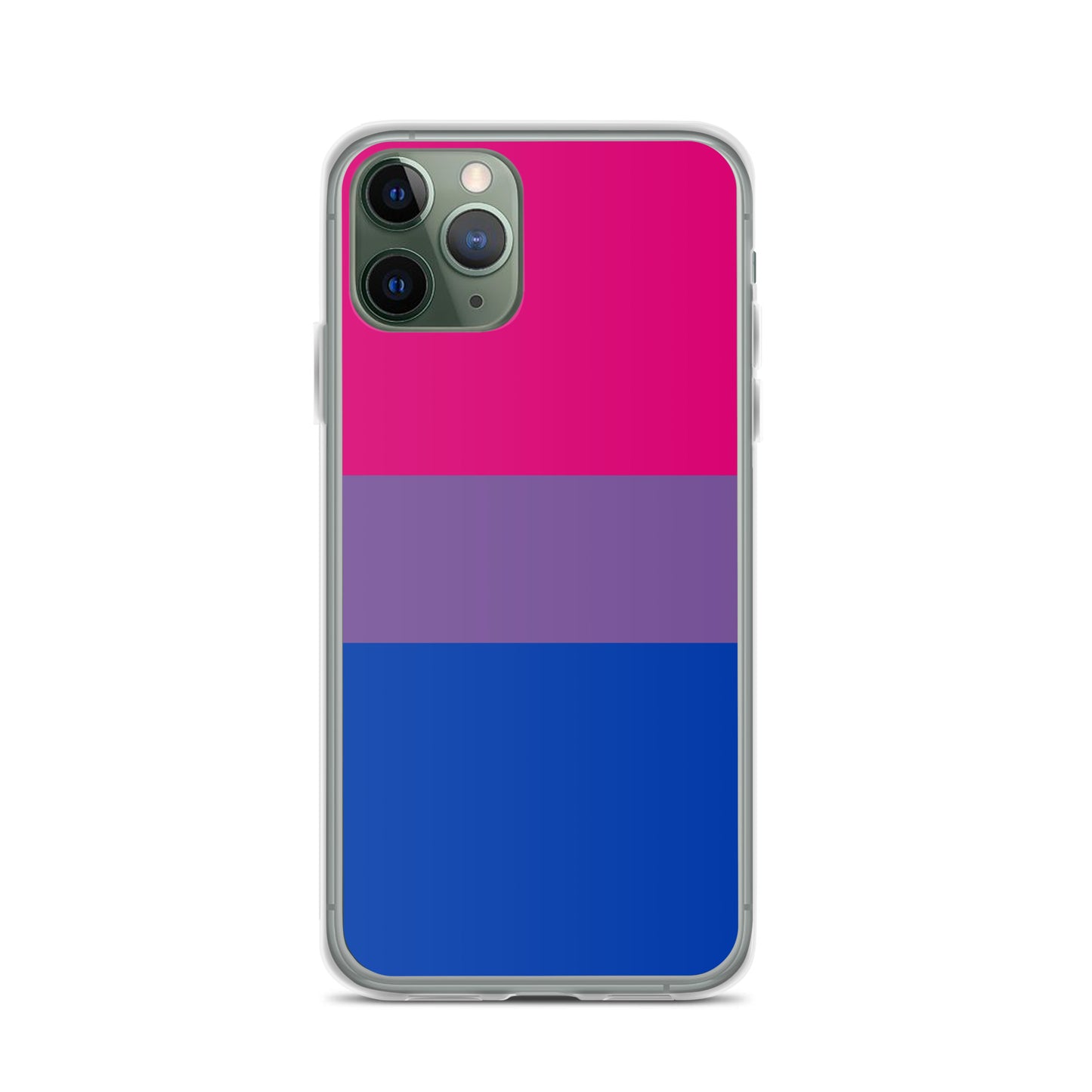 Bisexual Bi Pride Apple iPhone Cell Phone Case Bisexual clear-case-for-iphone-iphone-11-pro-case-on-phone-642f59445f916