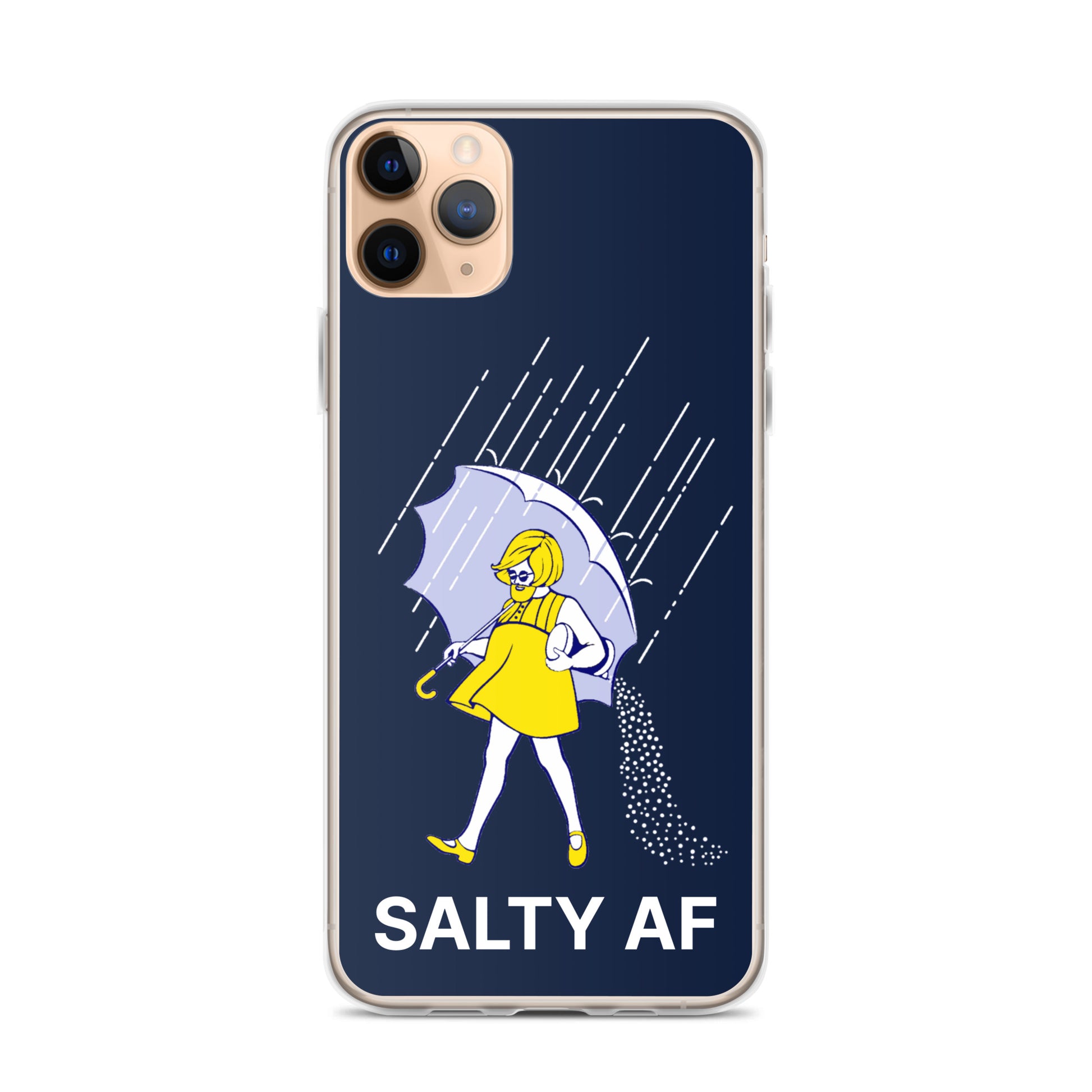 Salty AF Apple iPhone Cell Phone Case iPhone 11 Pro Max clear-case-for-iphone-iphone-11-pro-max-case-on-phone-64125c383afea