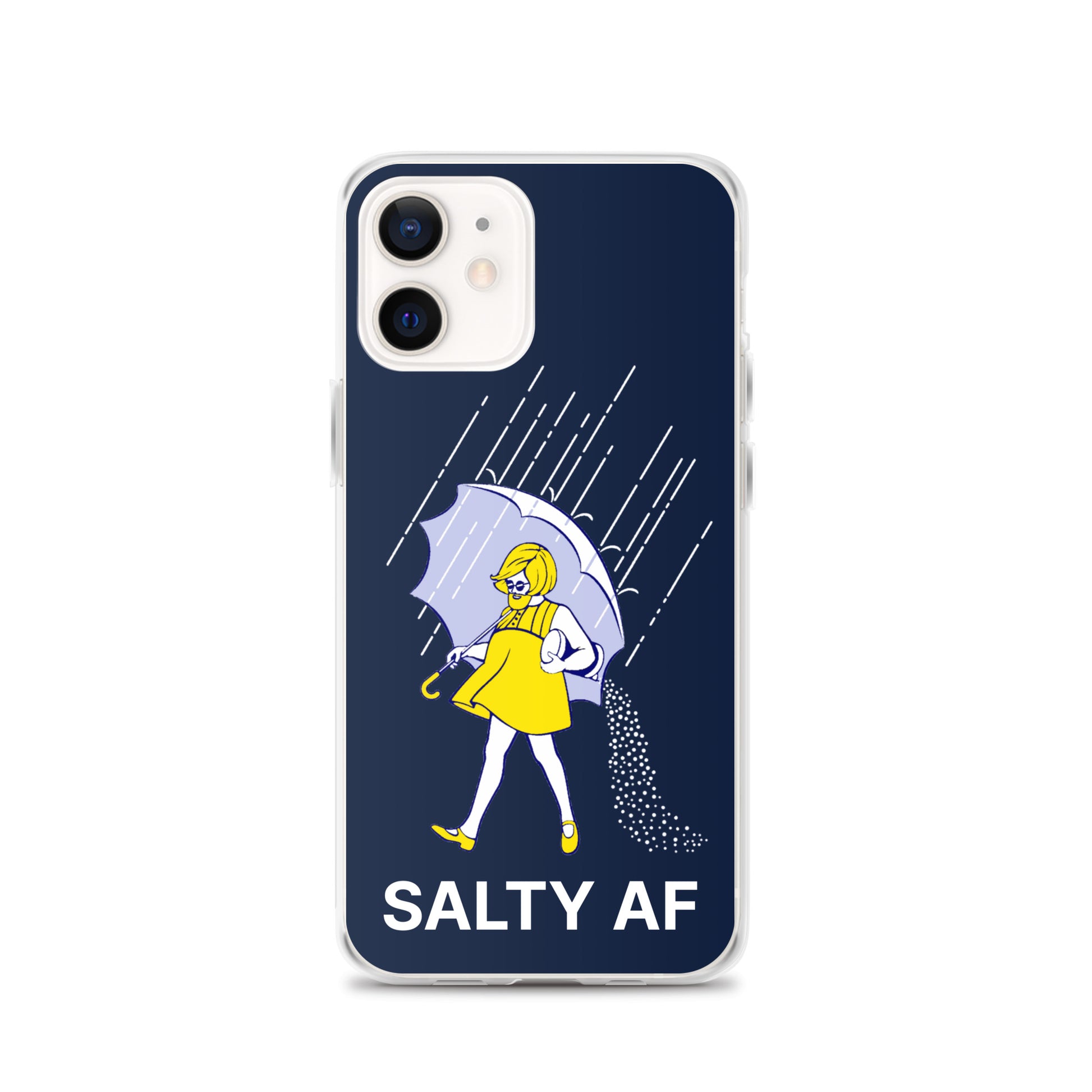 Salty AF Apple iPhone Cell Phone Case iPhone 12 clear-case-for-iphone-iphone-12-case-on-phone-64125c383b09d