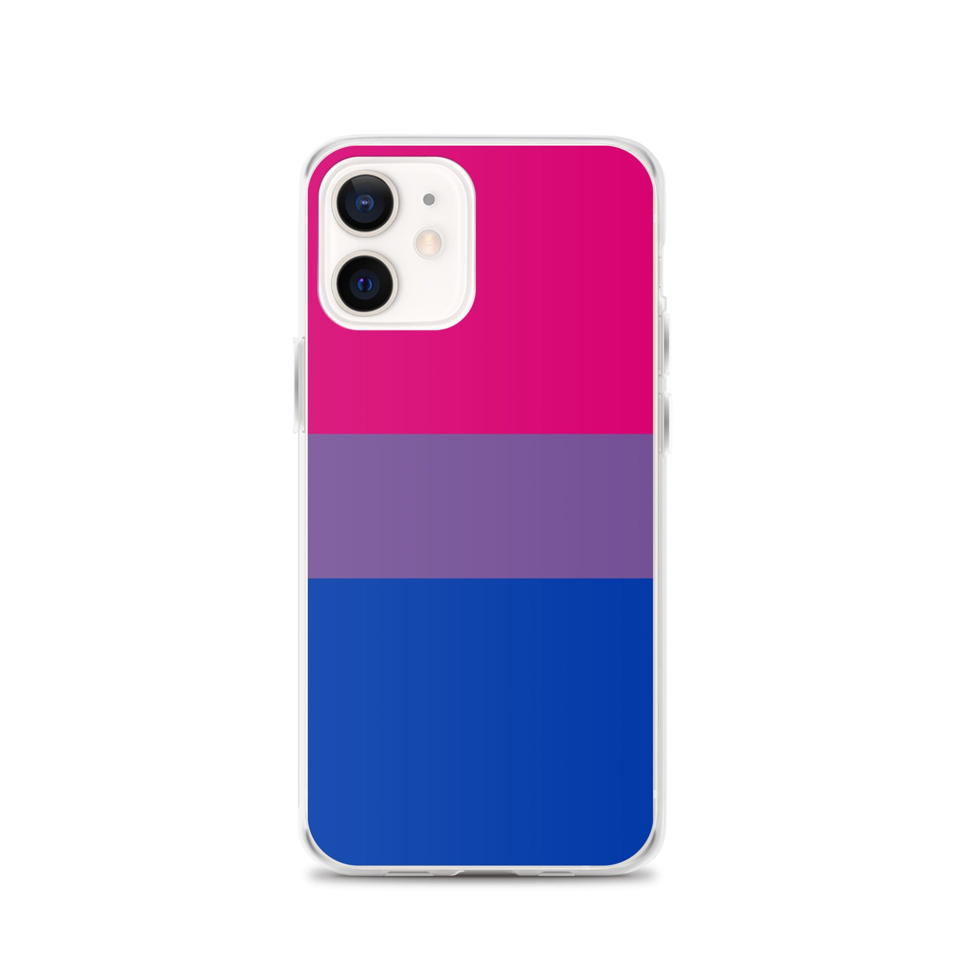 Bisexual Bi Pride Apple iPhone Cell Phone Case iPhone 11 Pro Max Bisexual clear-case-for-iphone-iphone-12-case-on-phone-642f59445f986