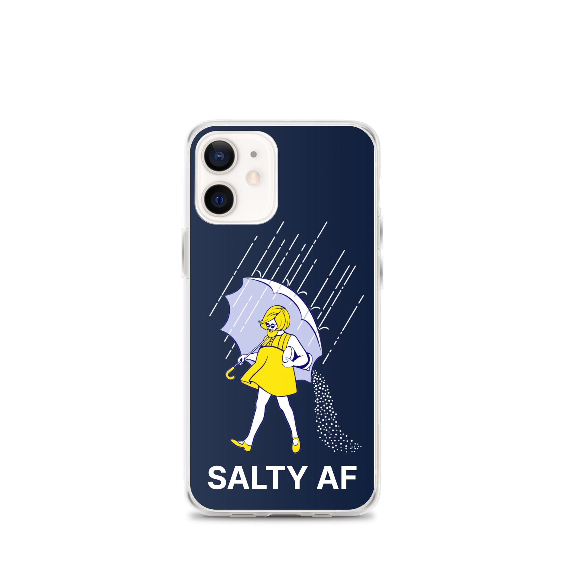 Salty AF Apple iPhone Cell Phone Case iPhone 12 mini clear-case-for-iphone-iphone-12-mini-case-on-phone-64125c383b14b