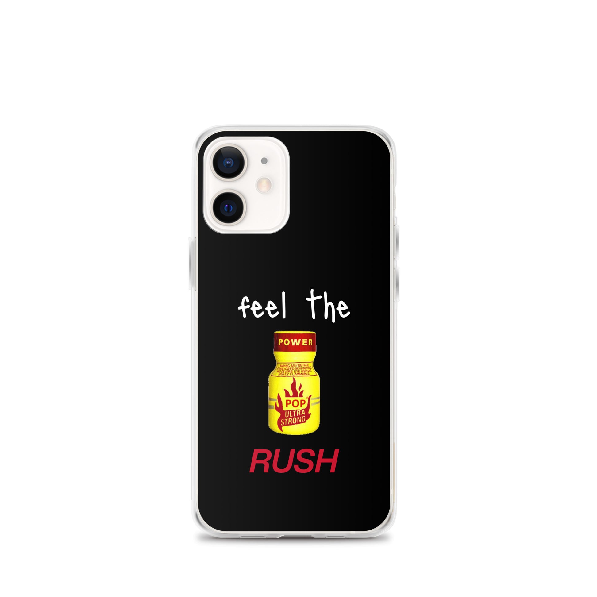 Feel The Rush Apple iPhone Cell Phone Case iPhone 12 mini clear-case-for-iphone-iphone-12-mini-case-on-phone-64127761a5f49