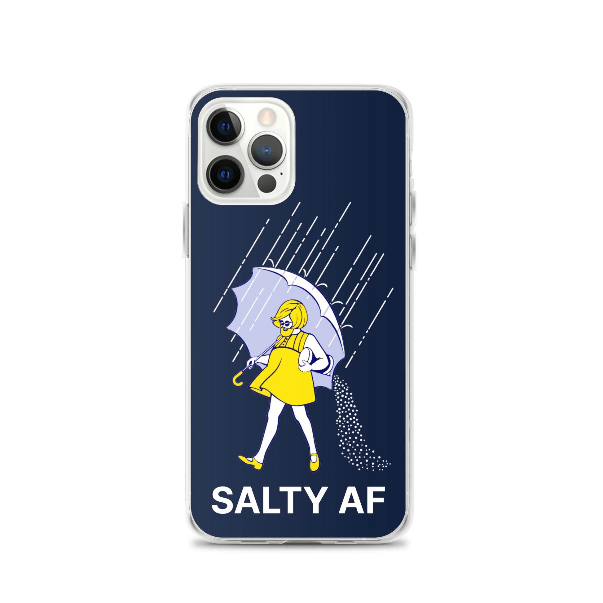 Salty AF Apple iPhone Cell Phone Case iPhone 12 Pro clear-case-for-iphone-iphone-12-pro-case-on-phone-64125c383b226