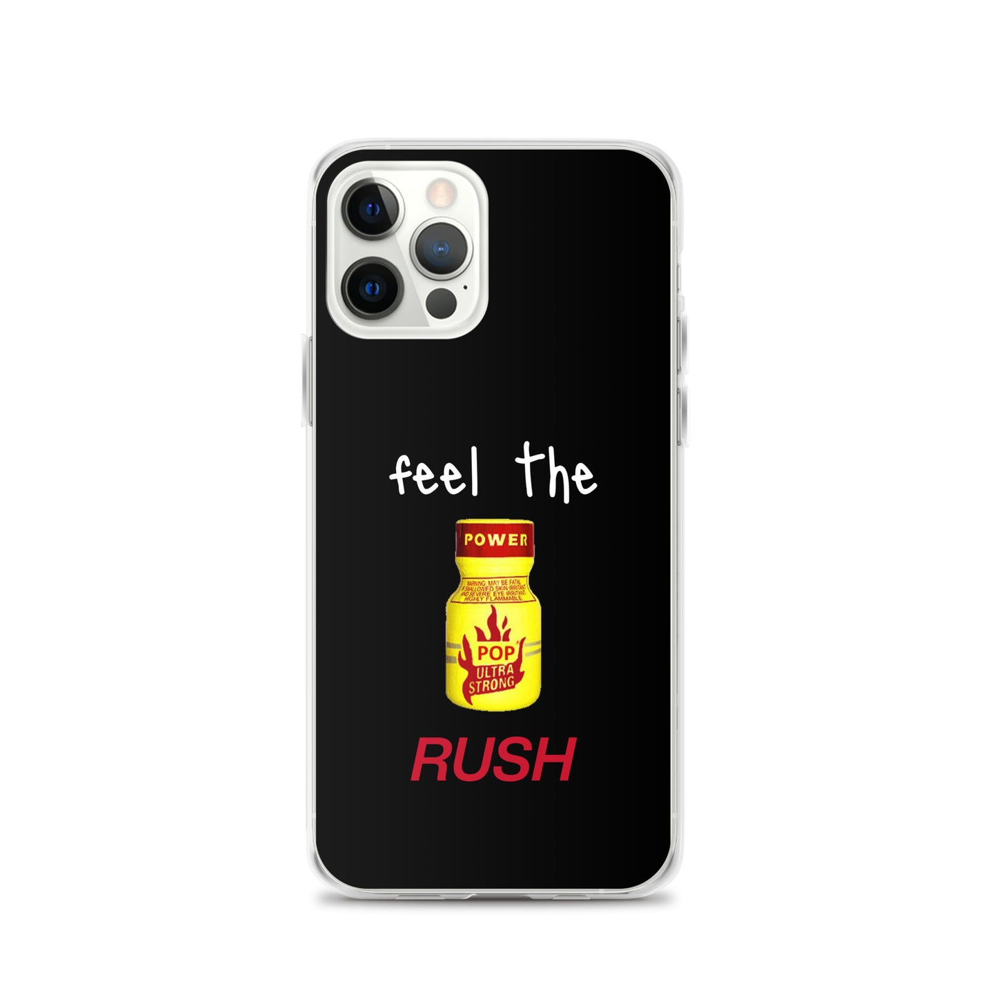 Feel The Rush Apple iPhone Cell Phone Case iPhone 12 Pro clear-case-for-iphone-iphone-12-pro-case-on-phone-64127761a5feb