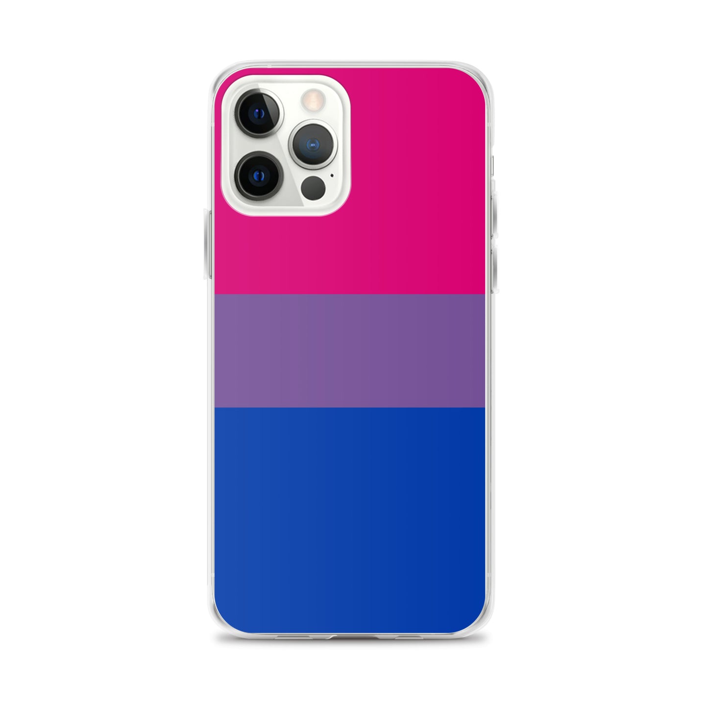 Bisexual Bi Pride Apple iPhone Cell Phone Case Bisexual clear-case-for-iphone-iphone-12-pro-max-case-on-phone-642f59445fa2e