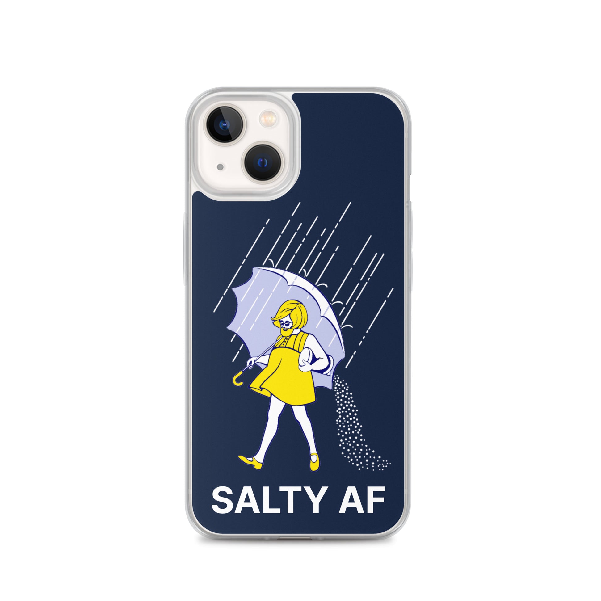 Salty AF Apple iPhone Cell Phone Case iPhone 13 clear-case-for-iphone-iphone-13-case-on-phone-64125c383b86e