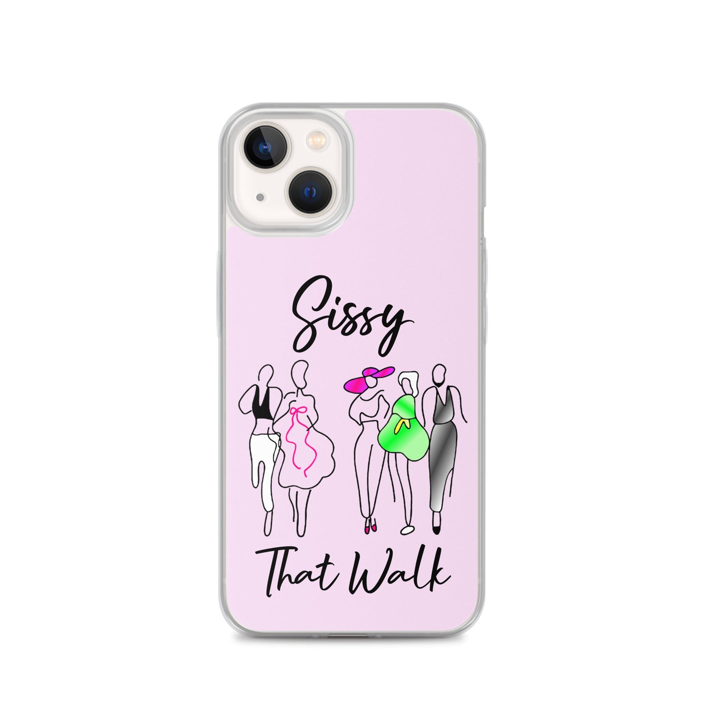 Sissy That Walk Apple iPhone Cell Phone Case iPhone 13 clear-case-for-iphone-iphone-13-case-on-phone-6412734e154cd