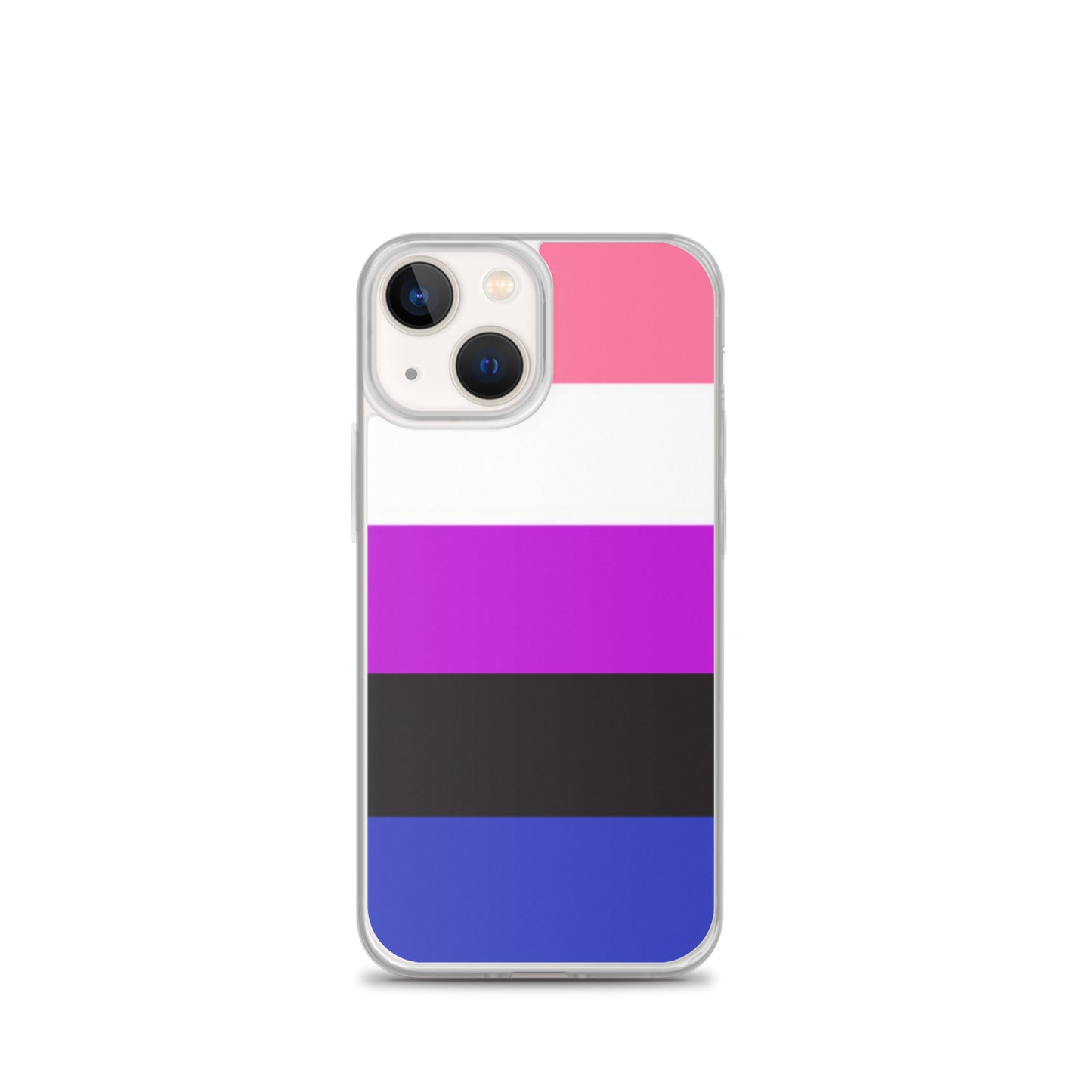 Genderfluid Pride Apple iPhone Cell Phone Case clear-case-for-iphone-iphone-13-mini-case-on-phone-642f58ba5f795