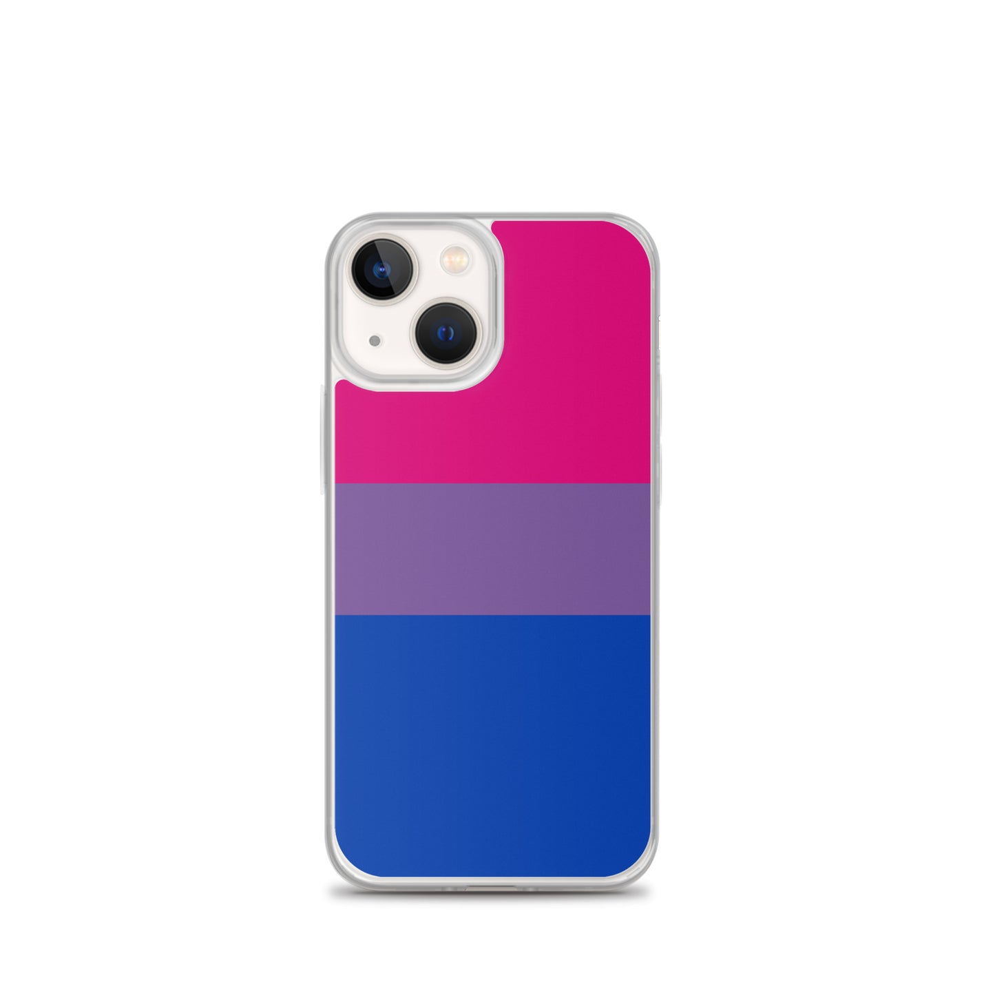 Bisexual Bi Pride Apple iPhone Cell Phone Case Bisexual clear-case-for-iphone-iphone-13-mini-case-on-phone-642f59445fb6d