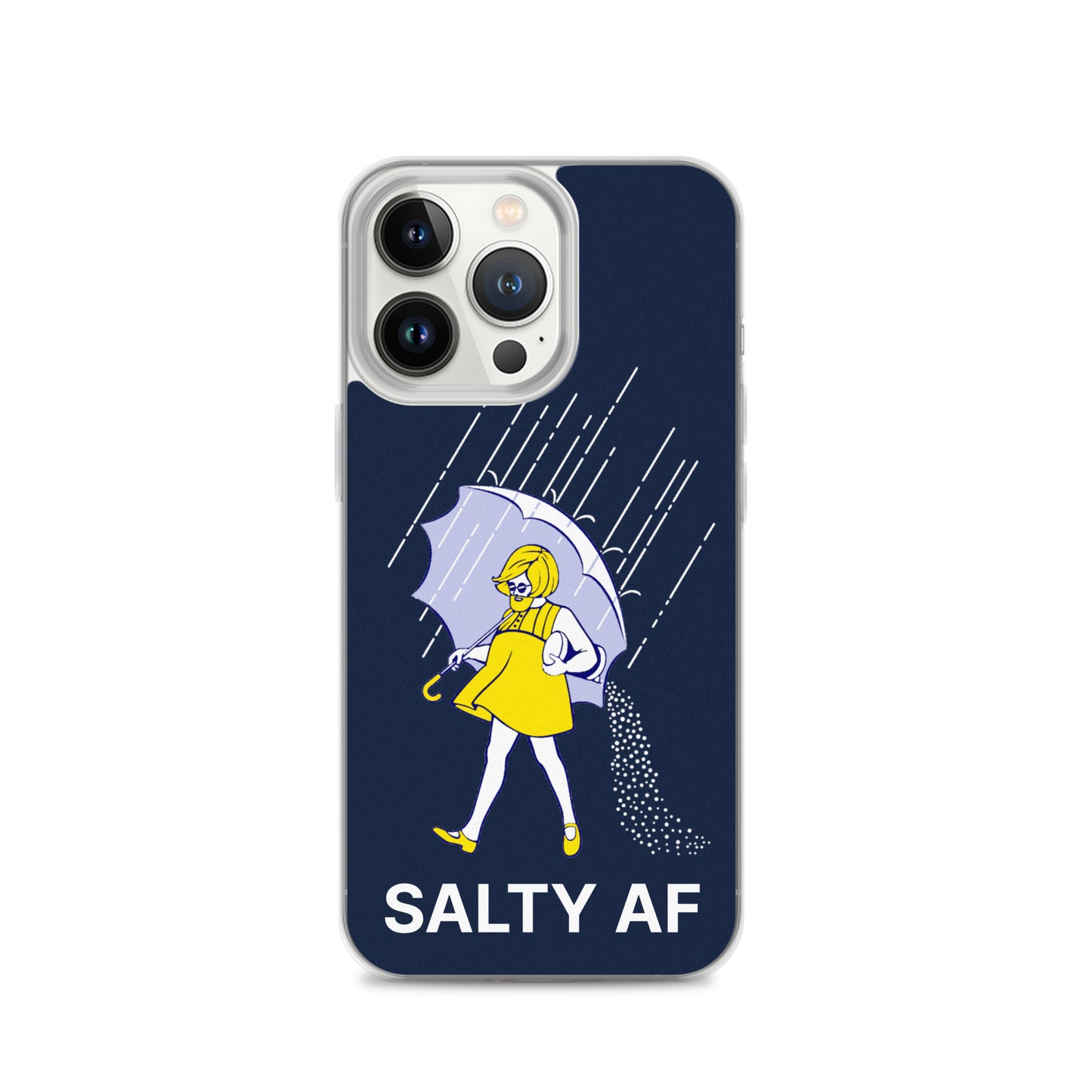 Salty AF Apple iPhone Cell Phone Case iPhone 13 Pro clear-case-for-iphone-iphone-13-pro-case-on-phone-64125c383b7cb