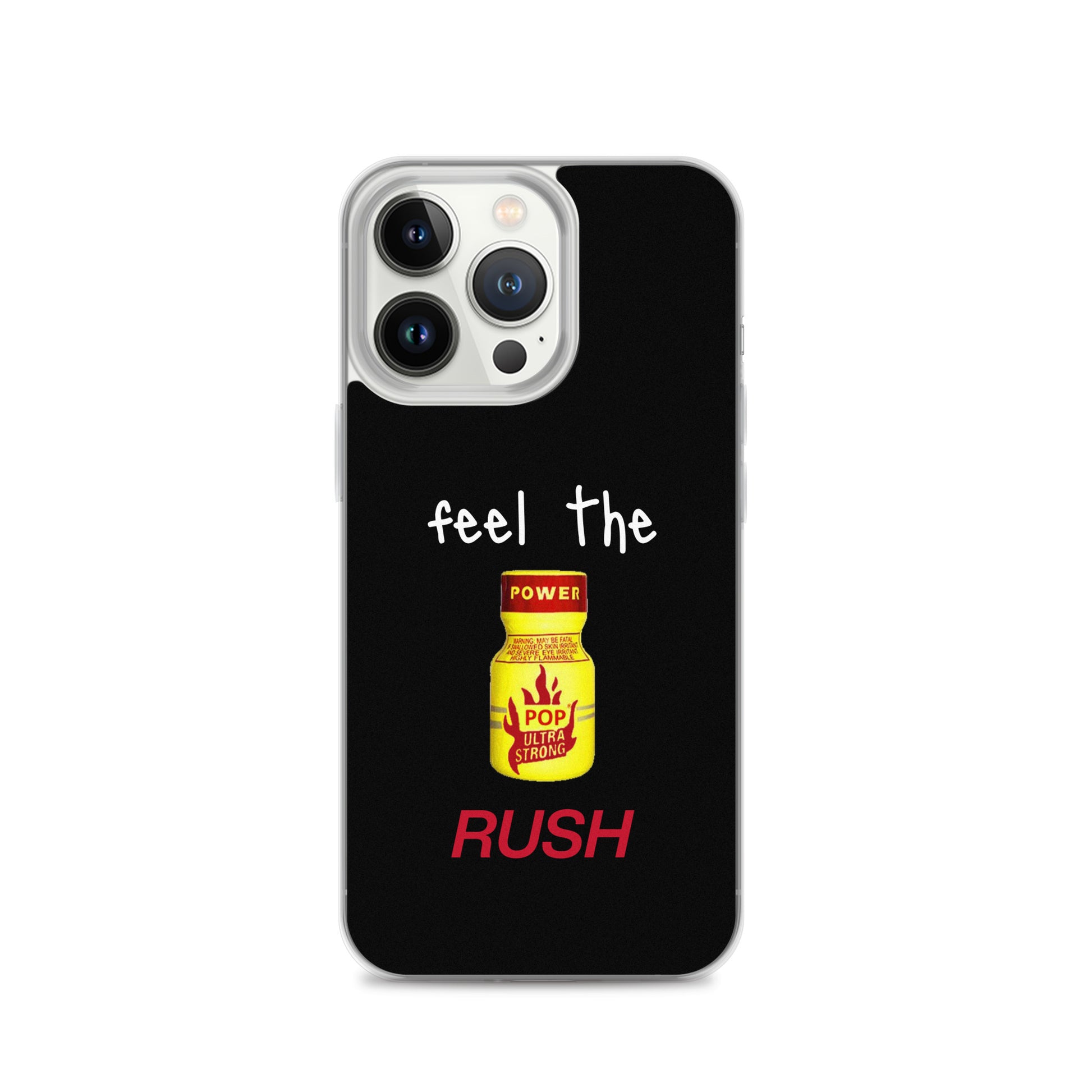 Feel The Rush Apple iPhone Cell Phone Case iPhone 13 Pro clear-case-for-iphone-iphone-13-pro-case-on-phone-64127761a68df