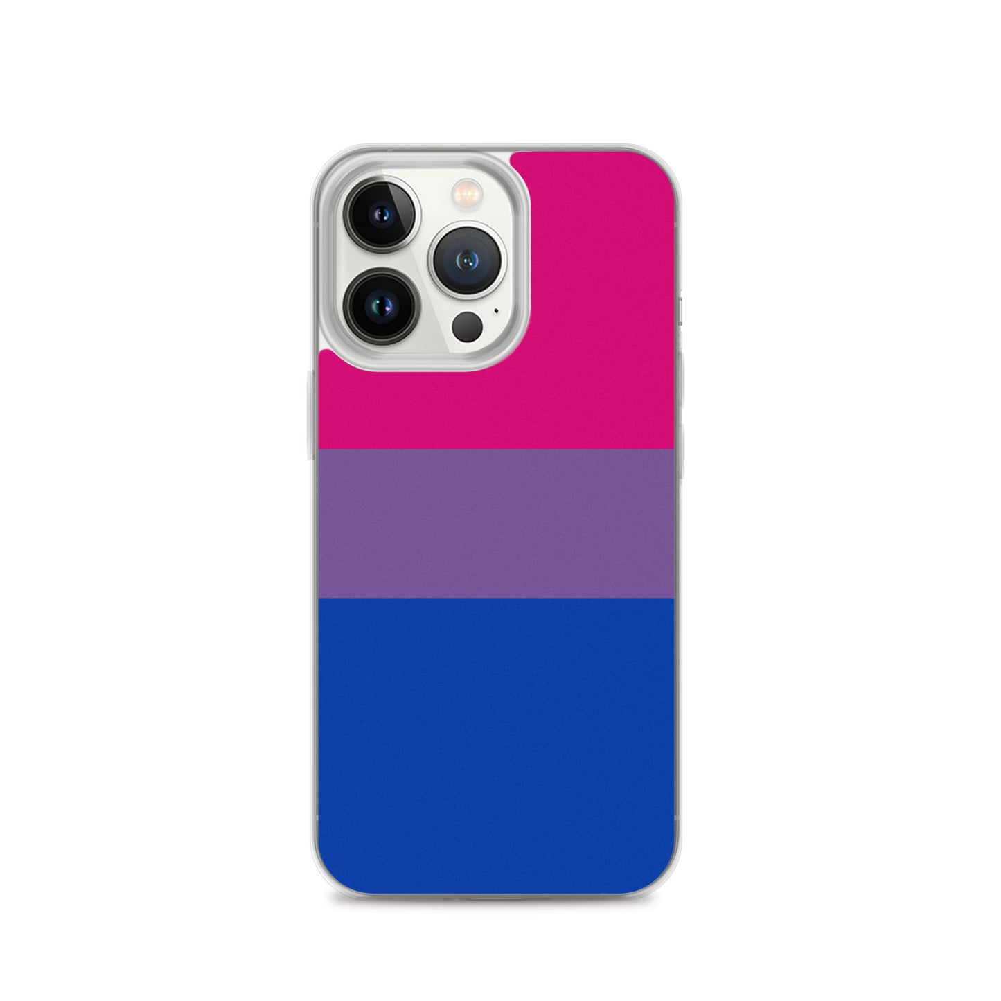 Bisexual Bi Pride Apple iPhone Cell Phone Case clear-case-for-iphone-iphone-13-pro-case-on-phone-642f59445fbd9