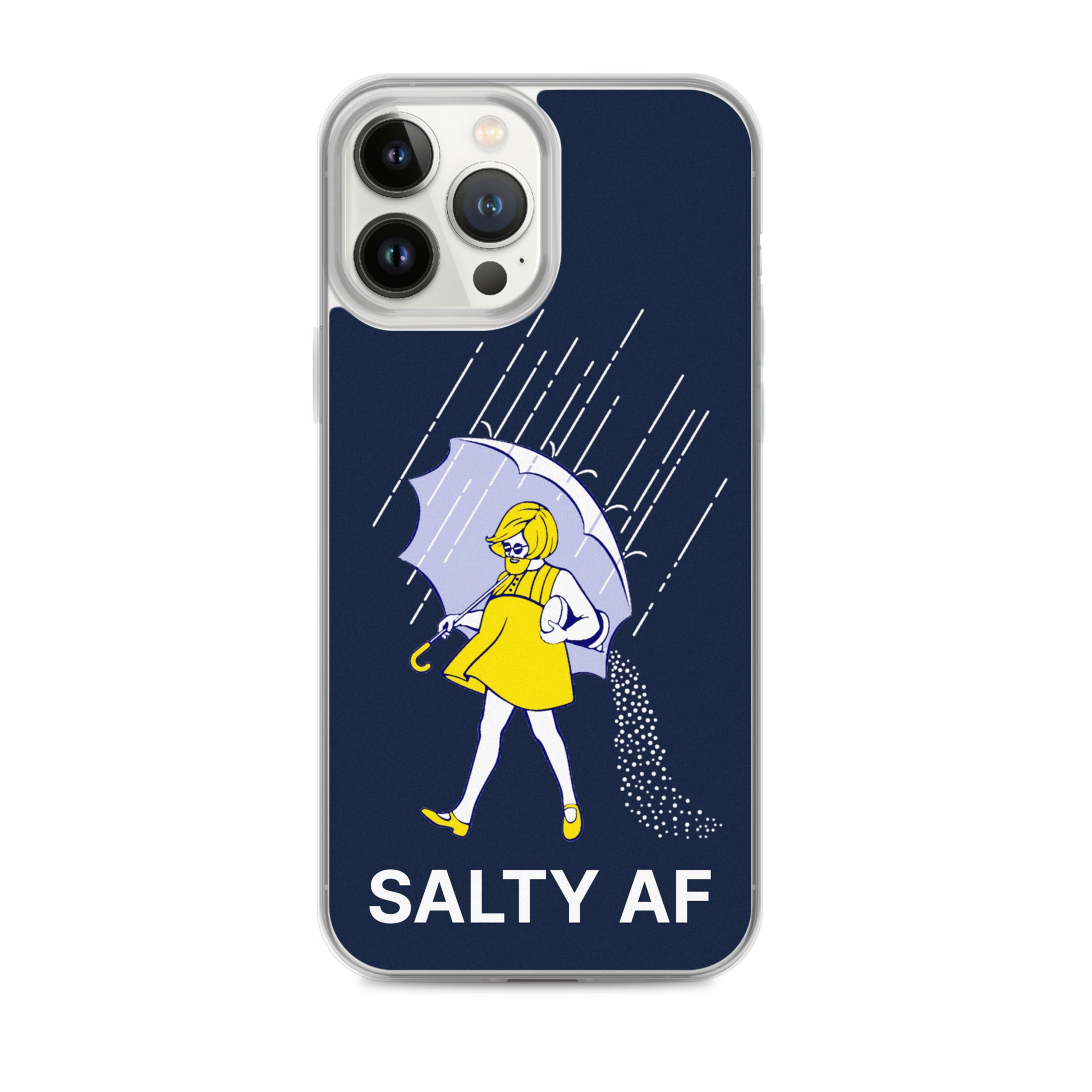 Salty AF Apple iPhone Cell Phone Case iPhone 13 Pro Max clear-case-for-iphone-iphone-13-pro-max-case-on-phone-64125c383b727