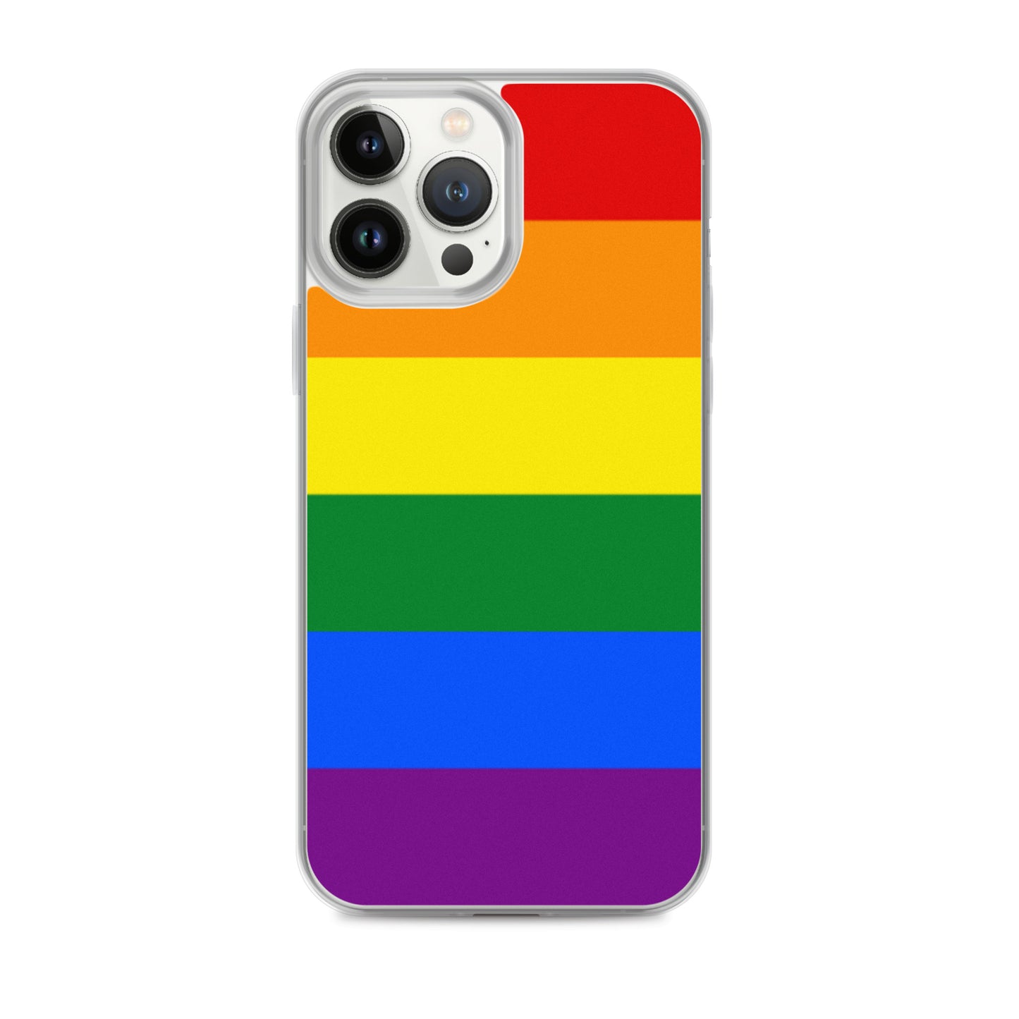 LGBTQ Pride Flag Apple iPhone Case iPhone 13 Pro Max Pride clear-case-for-iphone-iphone-13-pro-max-case-on-phone-643eab0574dd4