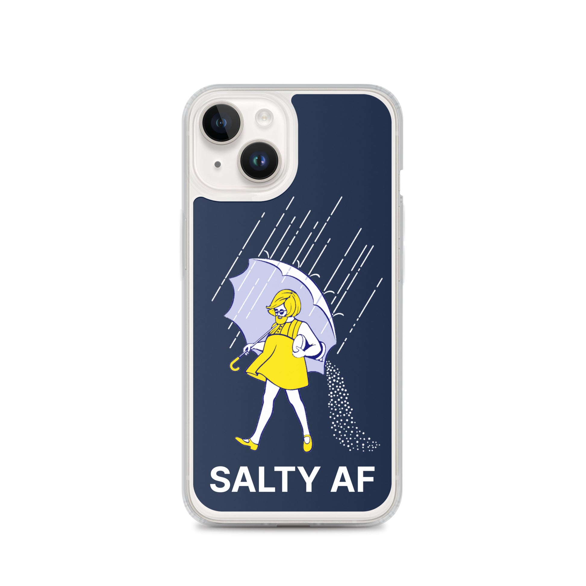 Salty AF Apple iPhone Cell Phone Case iPhone 14 clear-case-for-iphone-iphone-14-case-on-phone-64125c383ad92