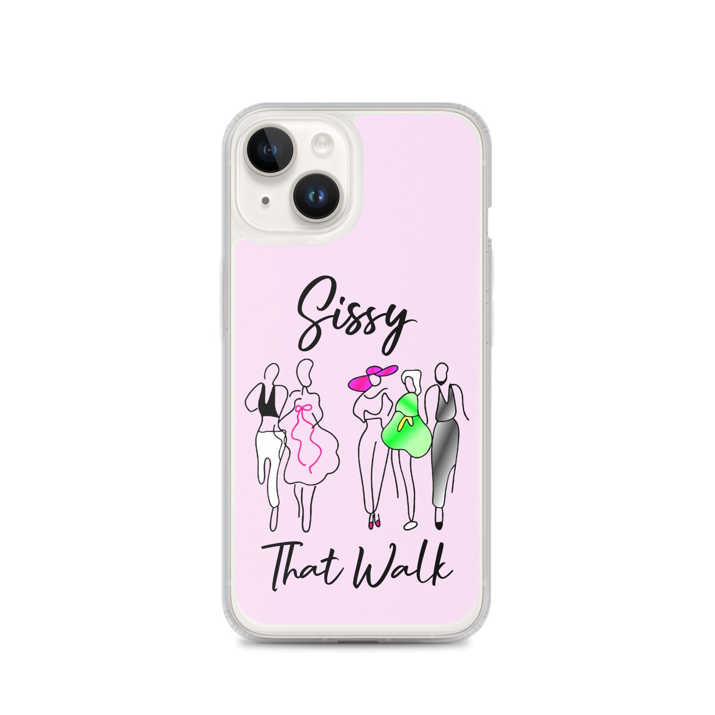 Sissy That Walk Apple iPhone Cell Phone Case iPhone 14 clear-case-for-iphone-iphone-14-case-on-phone-6412734e14af2