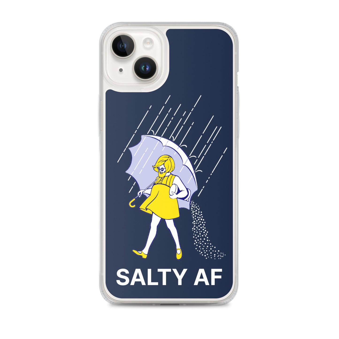 Salty AF Apple iPhone Cell Phone Case iPhone 14 Plus clear-case-for-iphone-iphone-14-plus-case-on-phone-64125c383b386