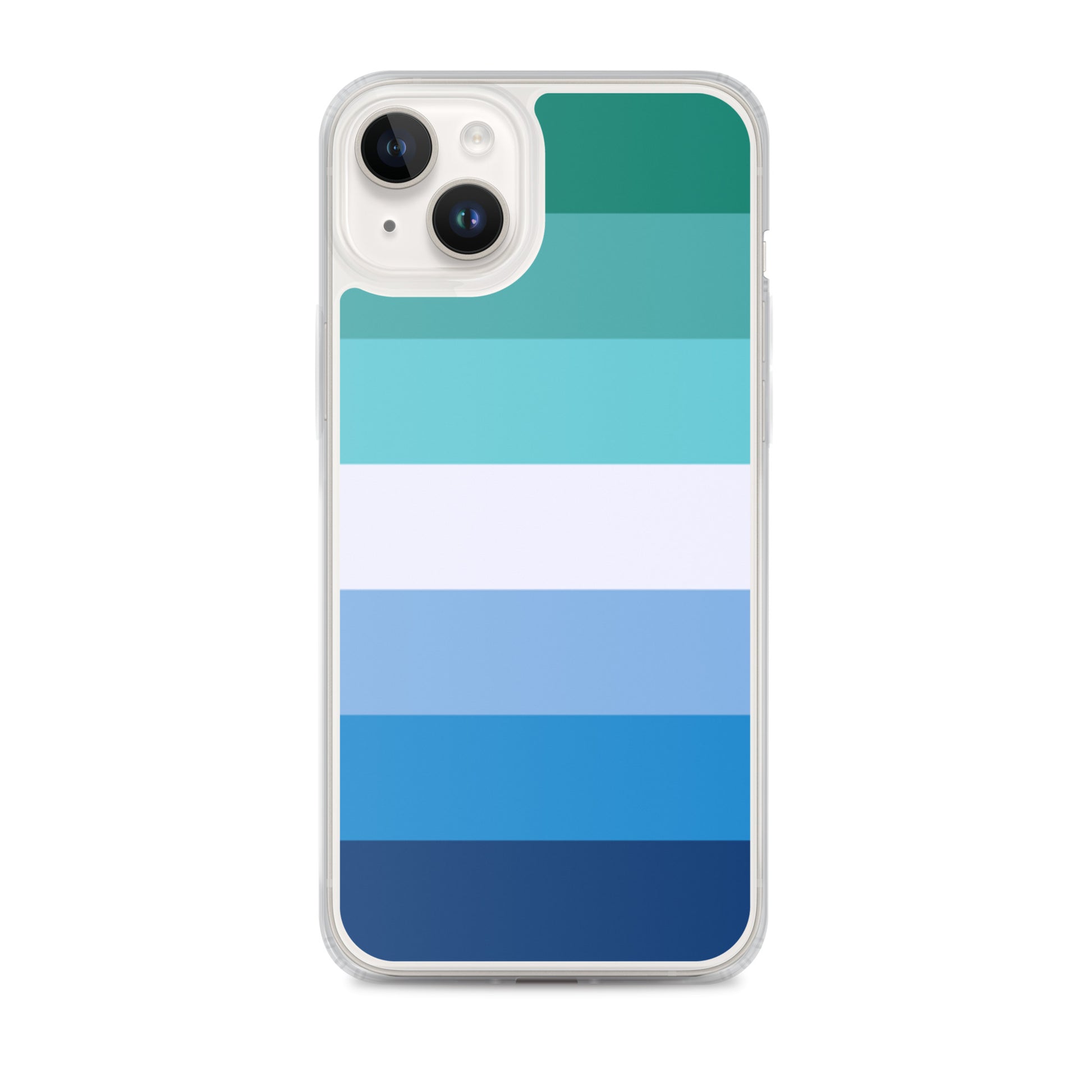 Gay MLM Vincian Pride Apple iPhone Case iPhone 14 Plus Gay clear-case-for-iphone-iphone-14-plus-case-on-phone-642f59917b4c3