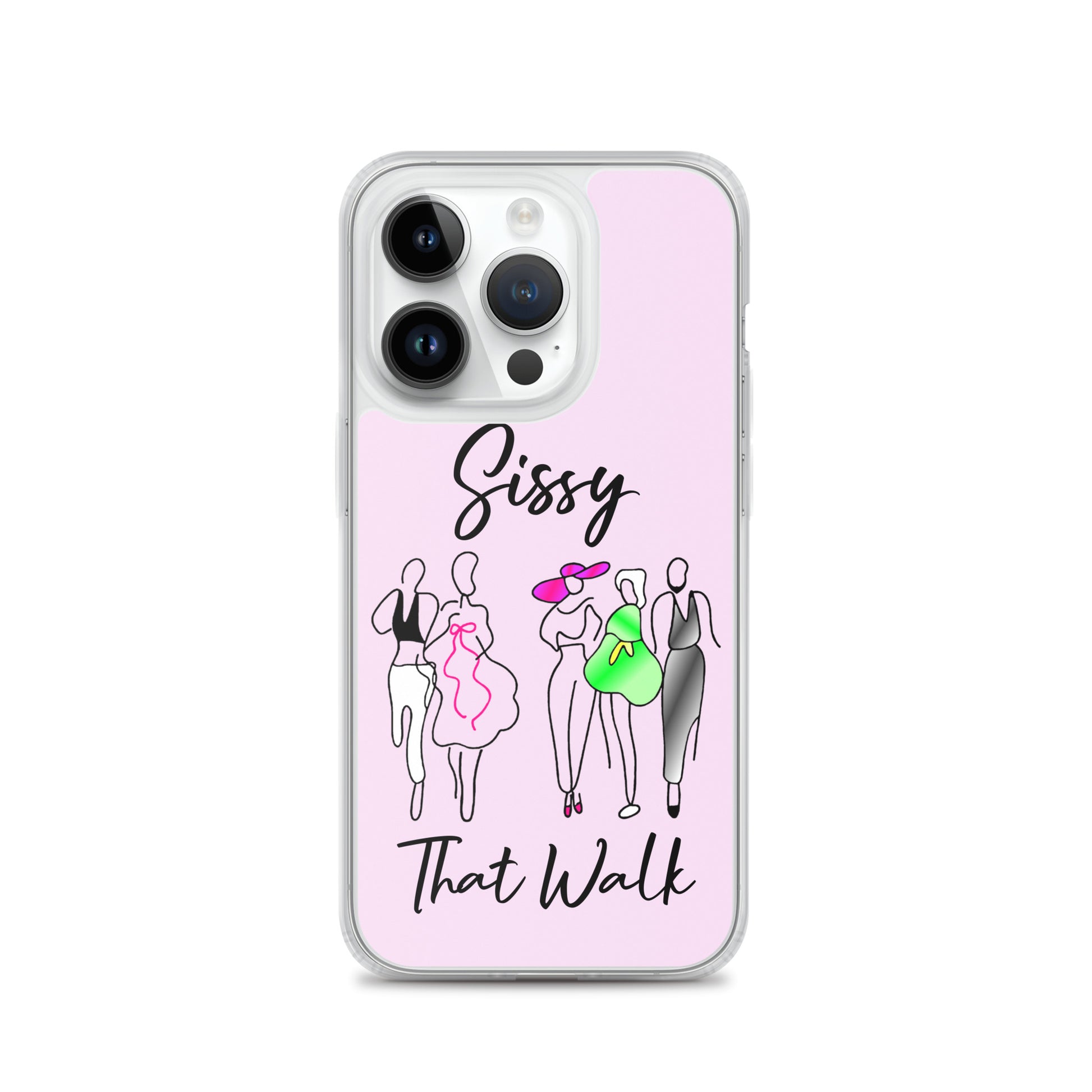 Sissy That Walk Apple iPhone Cell Phone Case iPhone 14 Pro clear-case-for-iphone-iphone-14-pro-case-on-phone-6412734e150f0