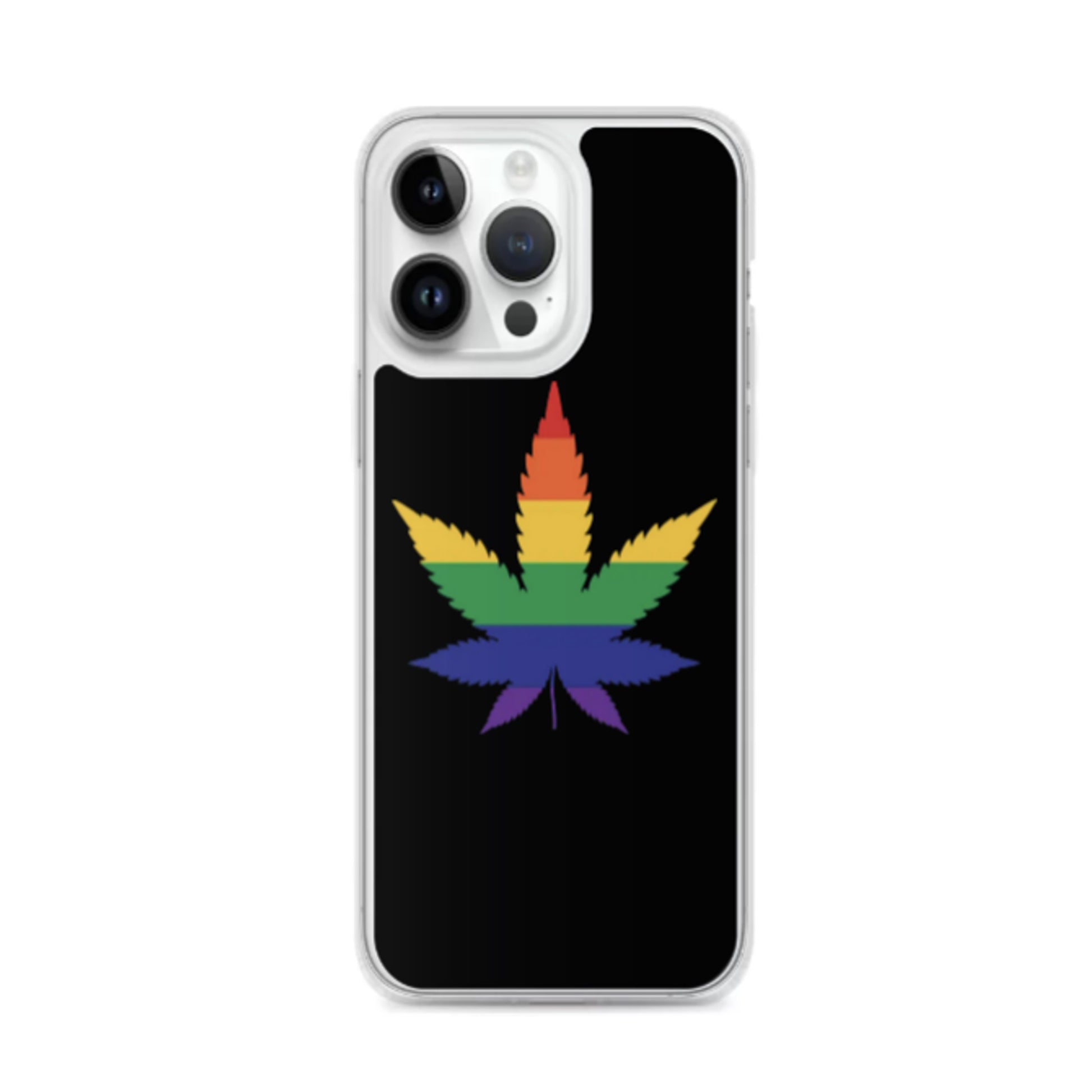 LGBTQ Pride Apple iPhone Case - Weed iPhone 14 Pro Max Pride clear-case-for-iphone-iphone-14-pro-max-case-on-phone-64126b065e464_df0bcc09-2453-4dc9-b25a-da7e1af7819e