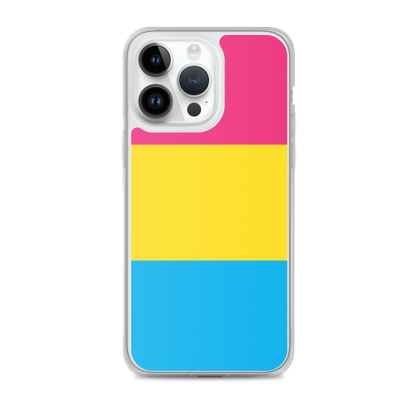 Pansexual Pan Pride Apple iPhone Case iPhone 14 Pro Max Pansexual clear-case-for-iphone-iphone-14-pro-max-case-on-phone-642f57881873d