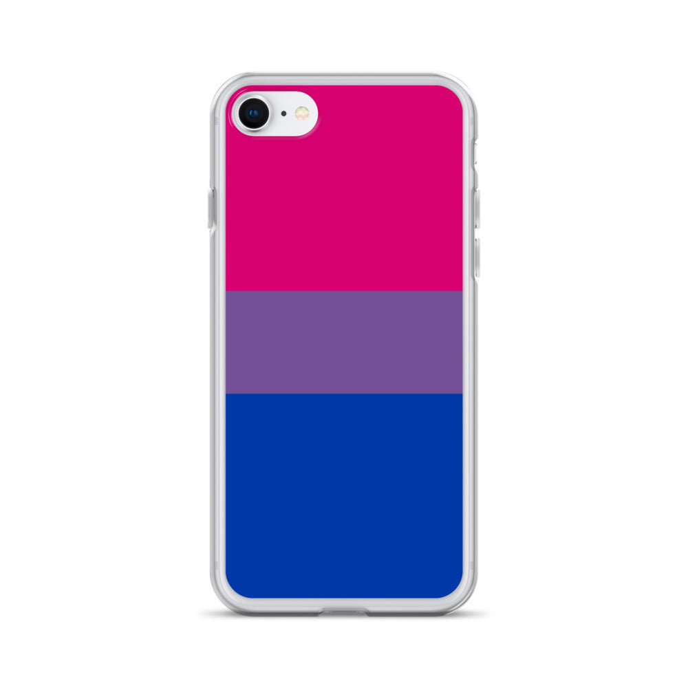 Bisexual Bi Pride Apple iPhone Cell Phone Case clear-case-for-iphone-iphone-7-8-case-on-phone-642f59445fb41