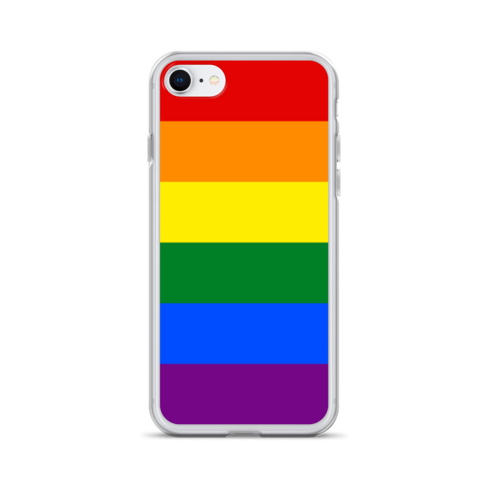 LGBTQ Pride Flag Apple iPhone Case iPhone 7 8 Pride clear-case-for-iphone-iphone-7-8-case-on-phone-643eab0574d23