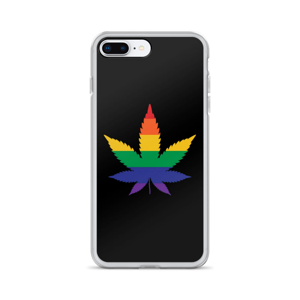 LGBTQ Pride Apple iPhone Case - Weed clear-case-for-iphone-iphone-7-plus-8-plus-case-on-phone-6412667f7dada