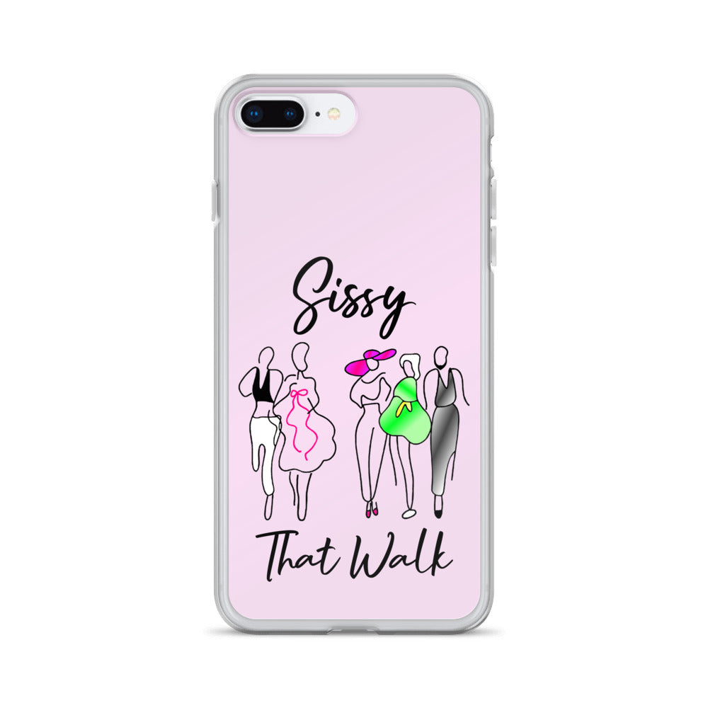 Sissy That Walk Apple iPhone Cell Phone Case clear-case-for-iphone-iphone-7-plus-8-plus-case-on-phone-6412734e151e6