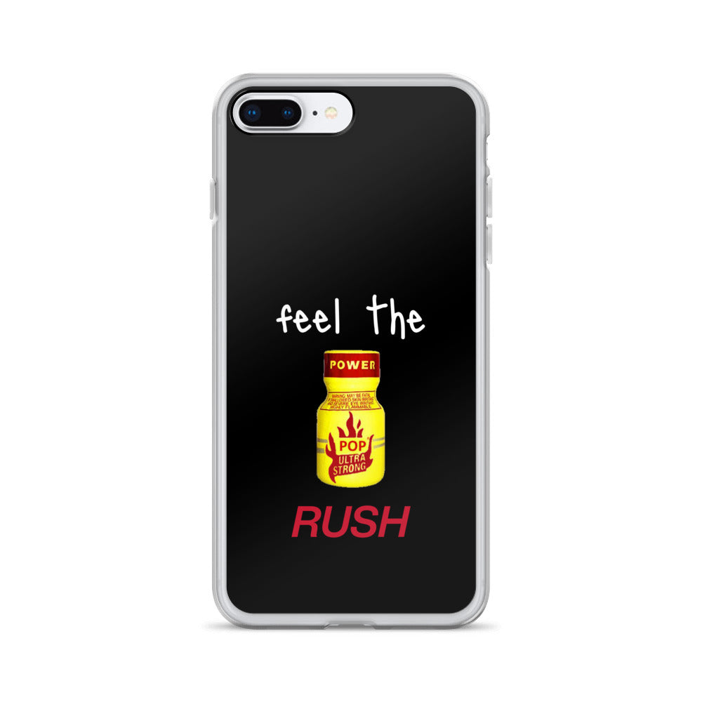 Feel The Rush Apple iPhone Cell Phone Case clear-case-for-iphone-iphone-7-plus-8-plus-case-on-phone-64127761a6497