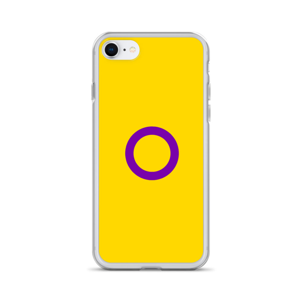 Intersex Pride Flag Apple iPhone Cell Phone Case clear-case-for-iphone-iphone-se-case-on-phone-642f560aa6b50