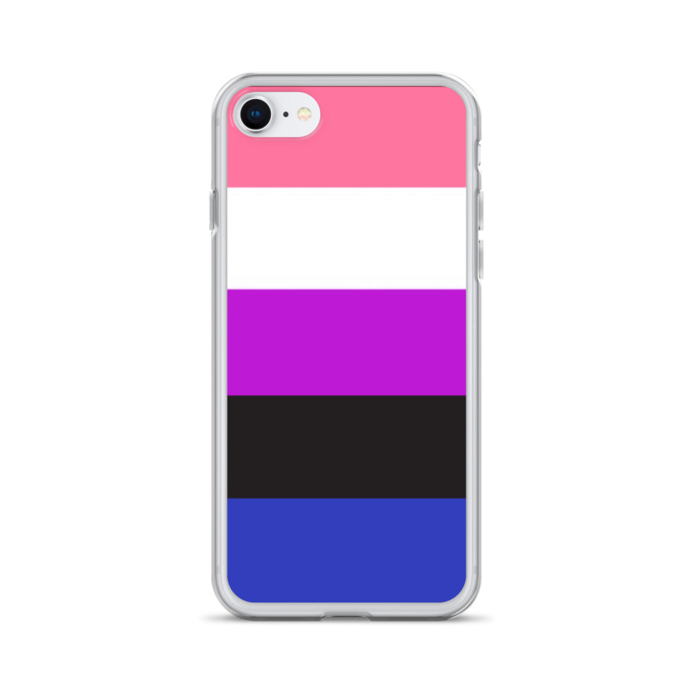 Genderfluid Pride Apple iPhone Cell Phone Case iPhone SE Genderfluid clear-case-for-iphone-iphone-se-case-on-phone-642f58ba5f86a