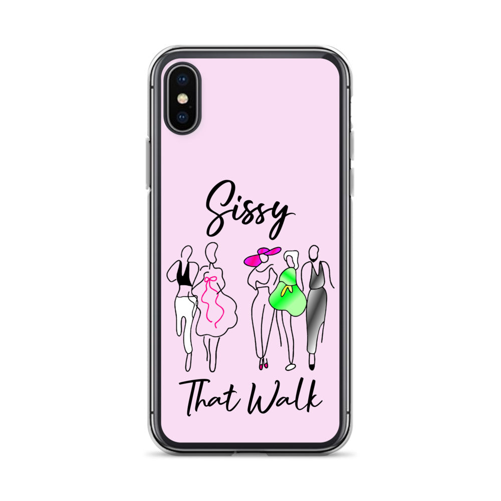 Sissy That Walk Apple iPhone Cell Phone Case iPhone X XS clear-case-for-iphone-iphone-x-xs-case-on-phone-6412734e155ef